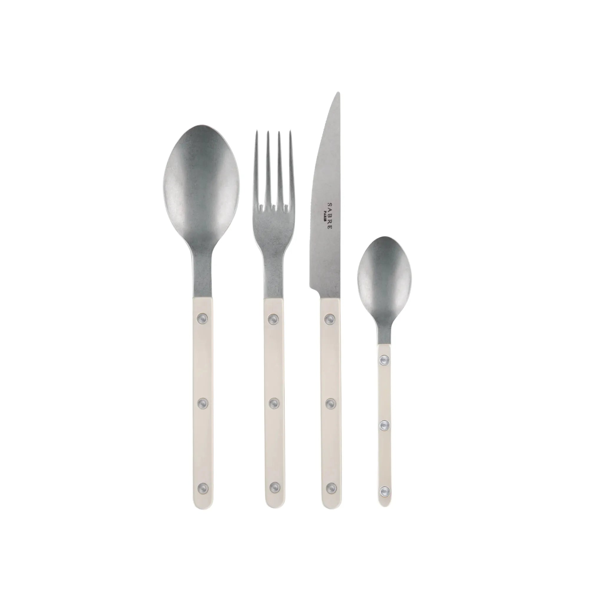 Beautiful Bistrot Pearly Cutlery Set with elegant, pearlized handles and sleek design