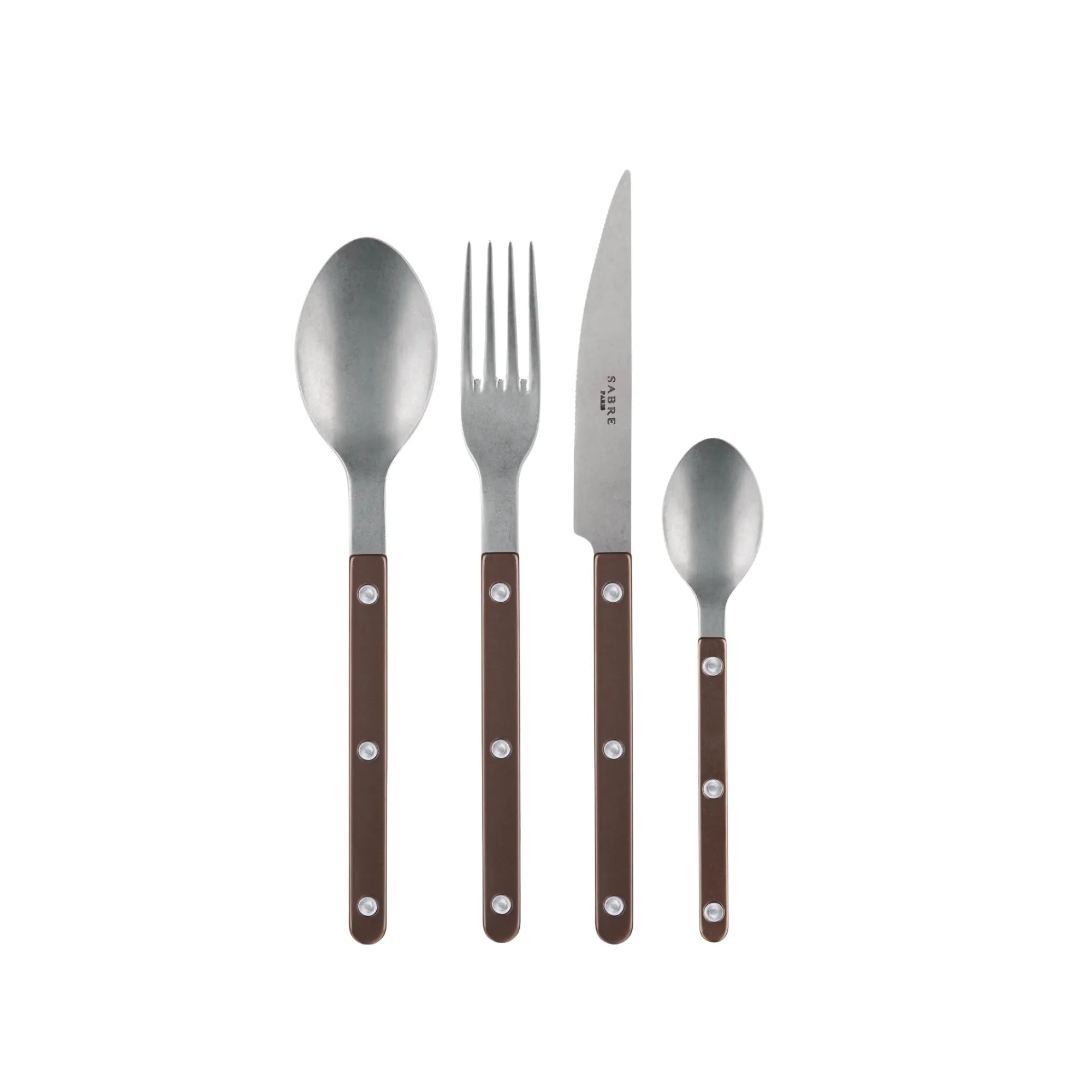 Beautifully crafted Bistrot Pearly Cutlery Set with elegant pearl handles