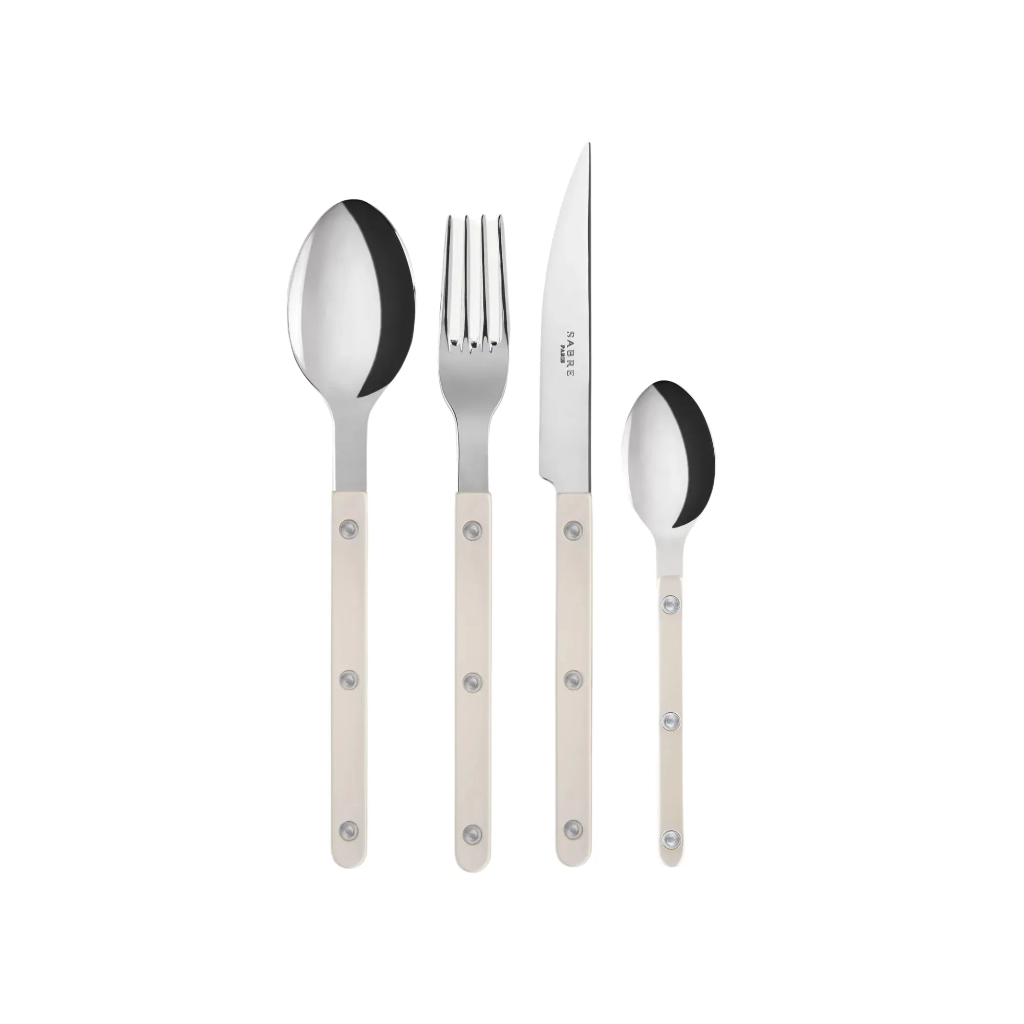 Stylish and elegant Bistrot Pearly Cutlery Set with a shimmering finish