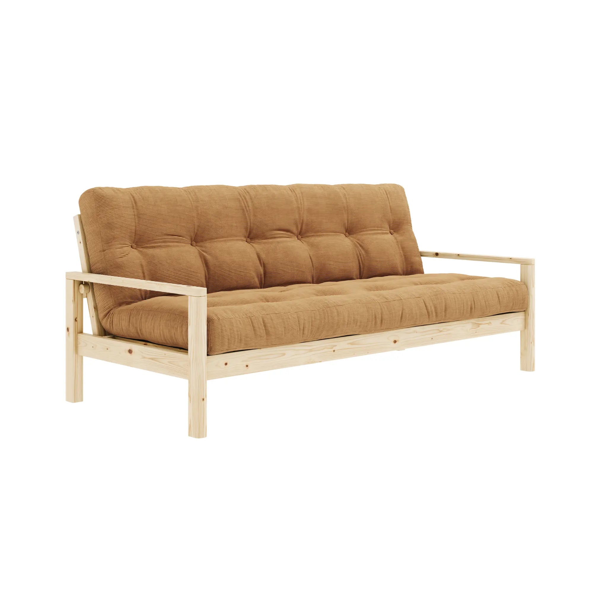 Modern Knob Sofa Bed with Comfortable Cushions and Stylish Design for Small Spaces