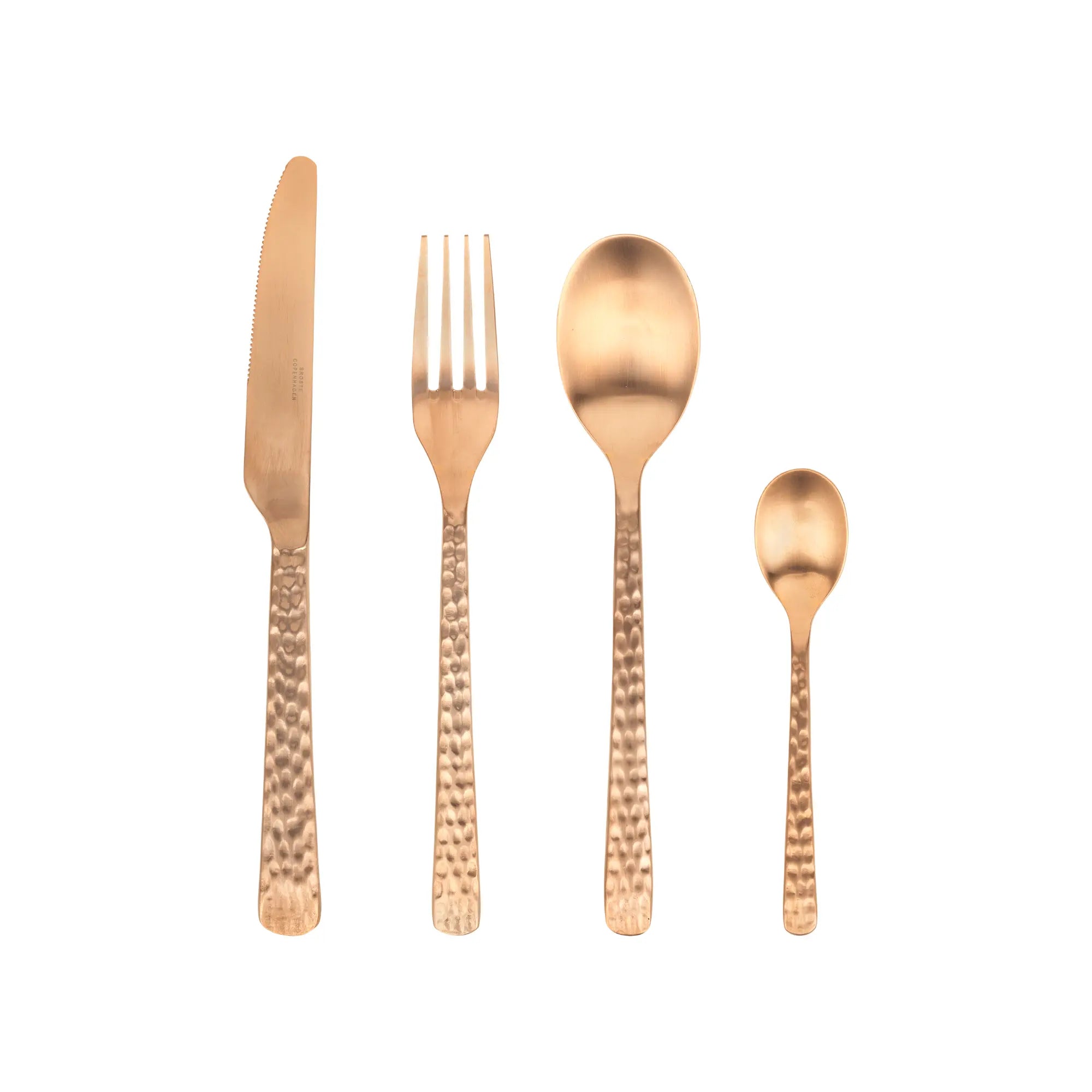 Hune Hammered Cutlery Set