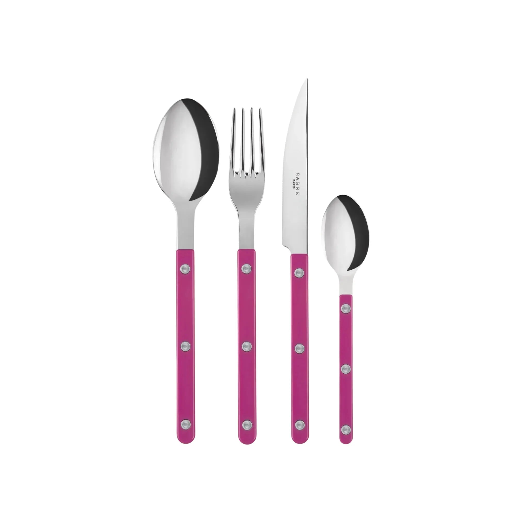 Bistrot Solid Cutlery Set - Brilliant, 20-piece silverware collection with sleek, modern design