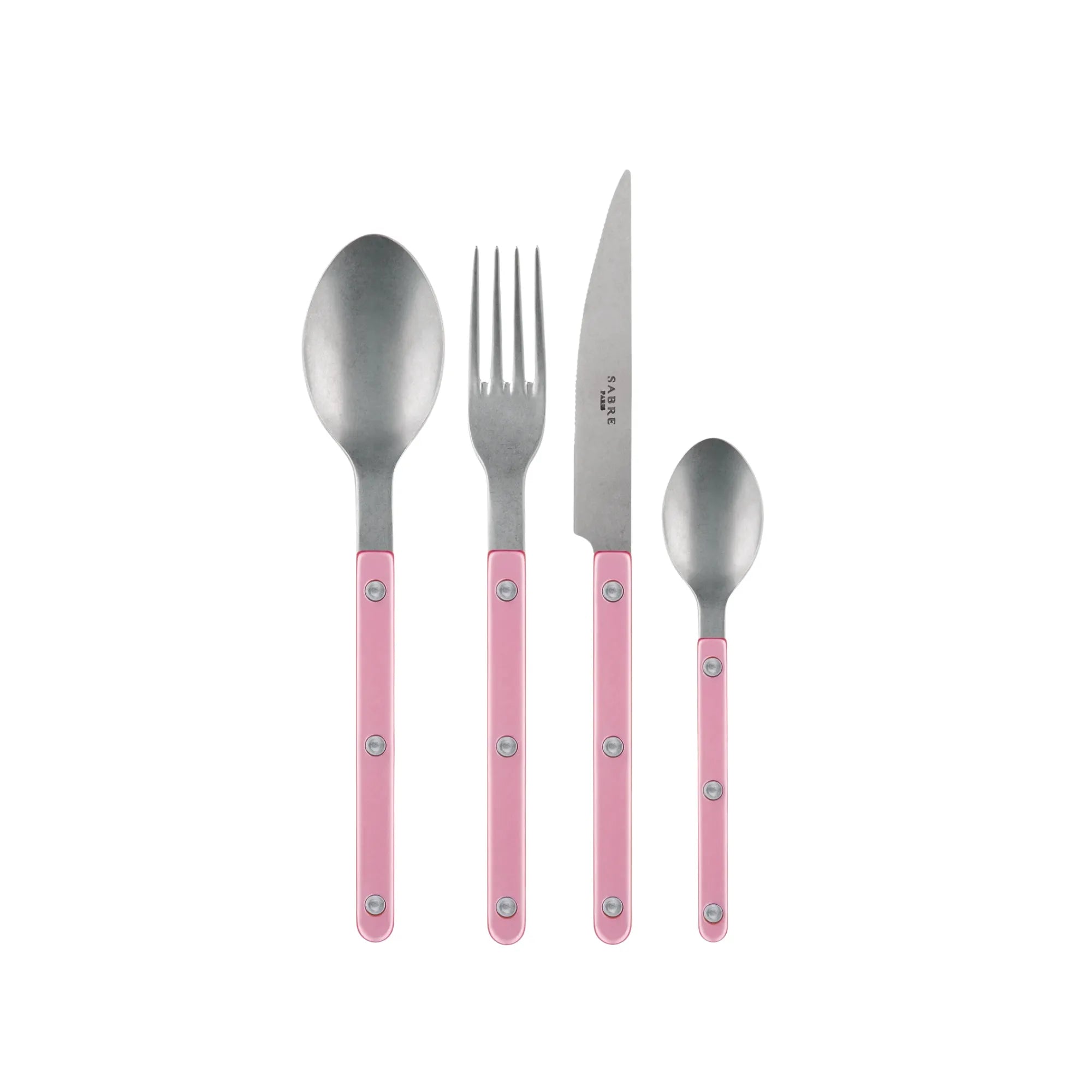 Stylish and elegant Bistrot Pearly Cutlery Set with pearlized handles