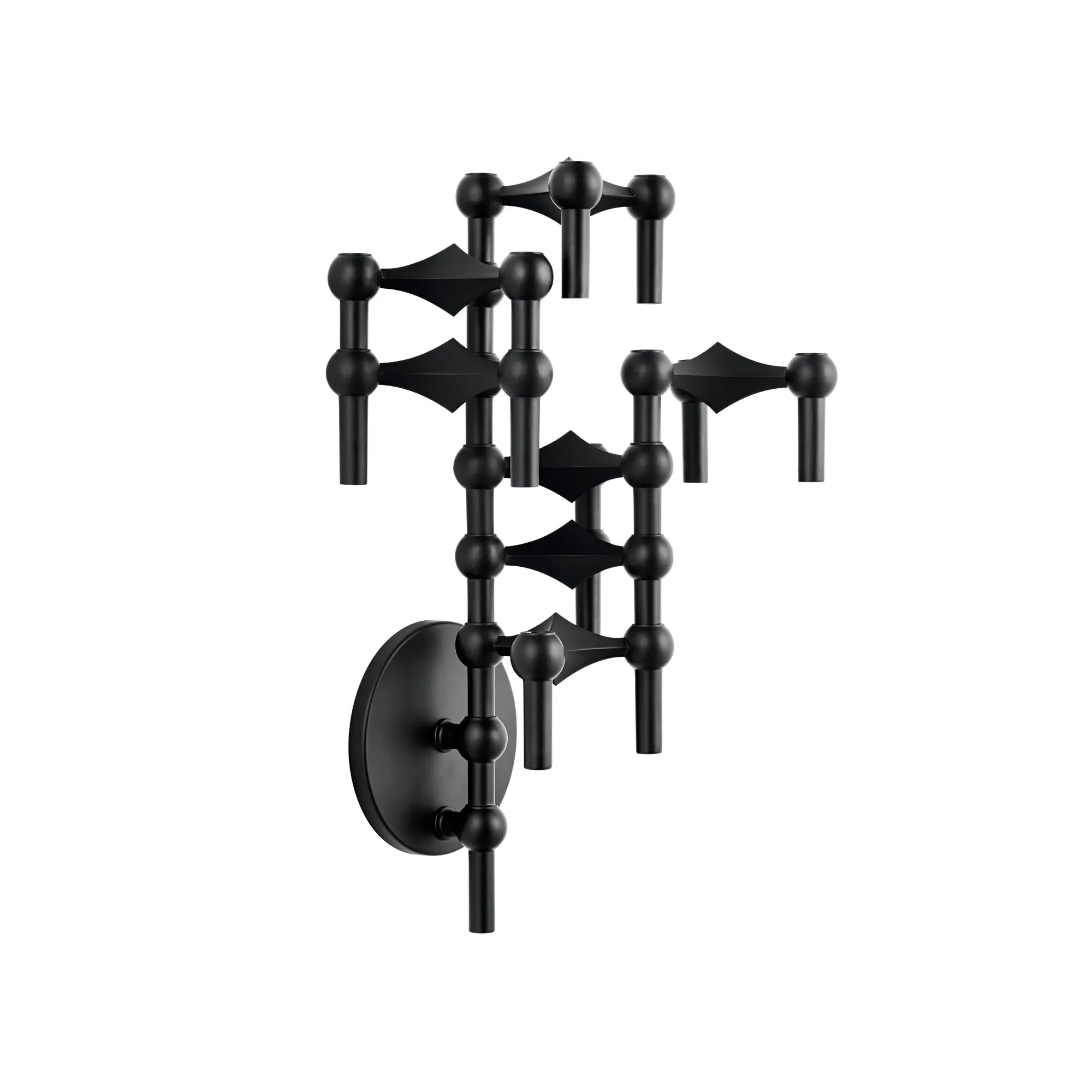 Wall Hanger Candle Holder - Black - Configuration 3