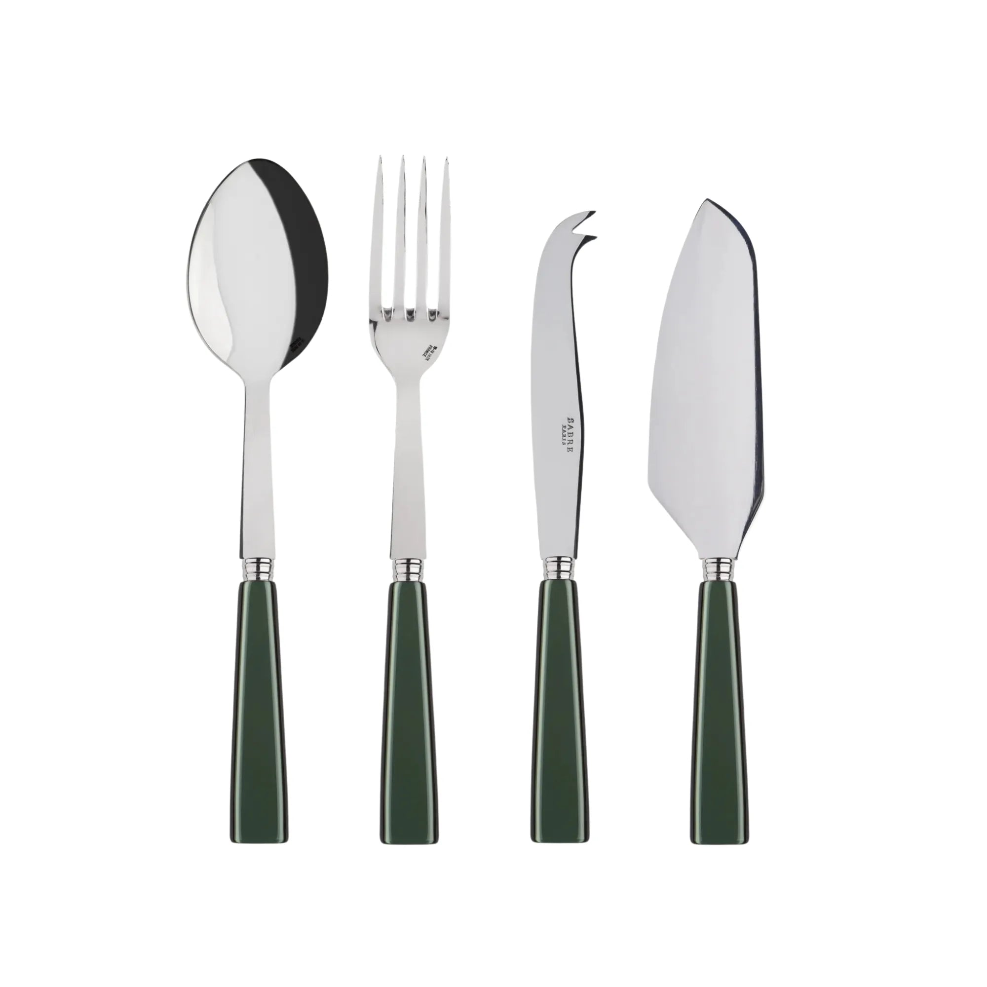 A beautifully designed Icône Serving Set with sleek and modern utensils