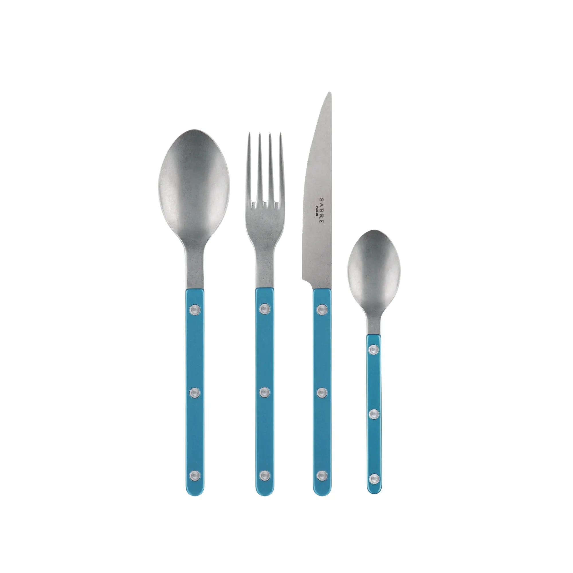 Shiny stainless steel Bistrot Pearly Cutlery Set with elegant design