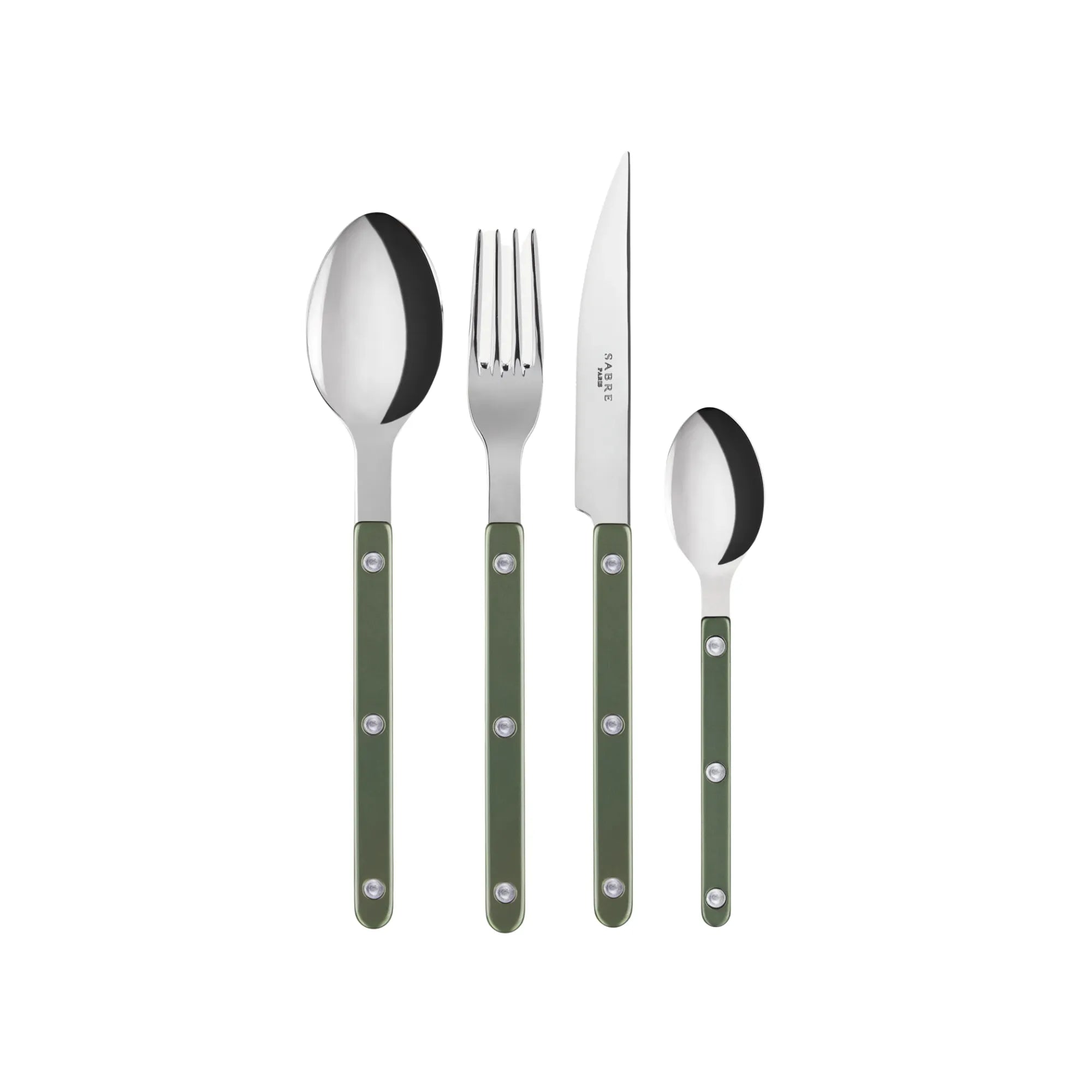 Stylish and elegant Bistrot Pearly Cutlery Set with a pearl-like handle, perfect for fine dining and entertaining guests