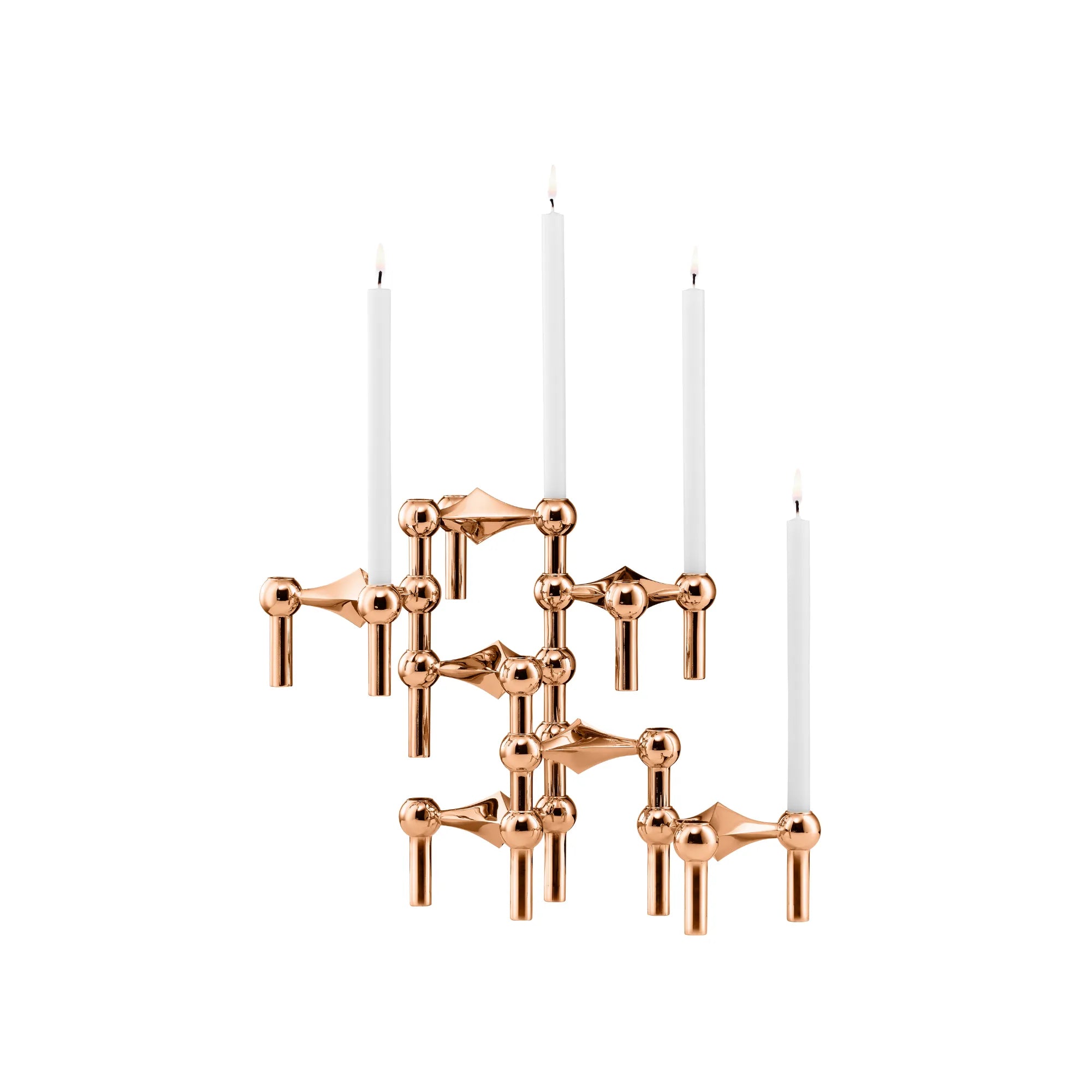 Modular Candle Holder - Rose Gold - Configuration 1