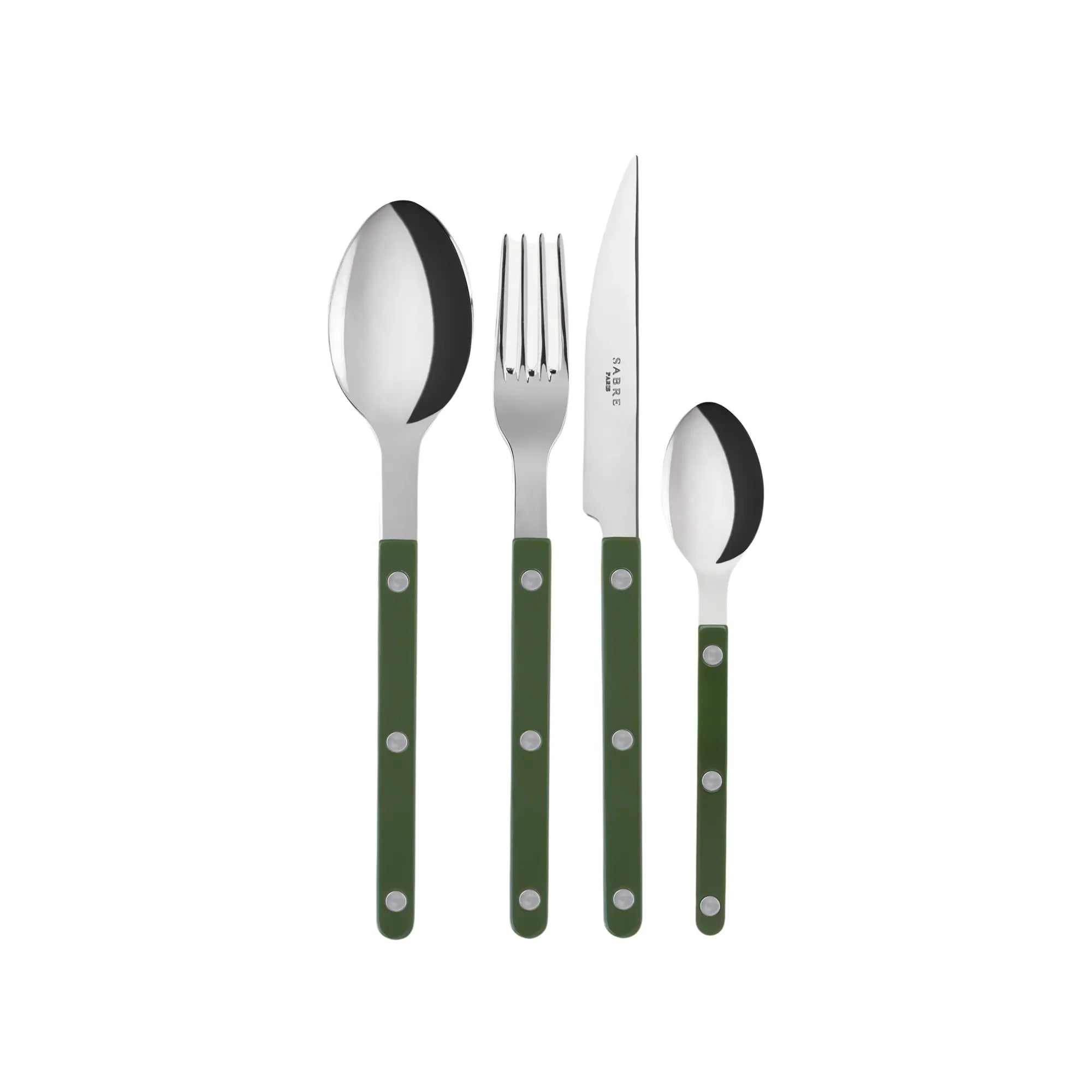 Stainless steel Bistrot Solid Cutlery Set with brilliant shine and elegant design