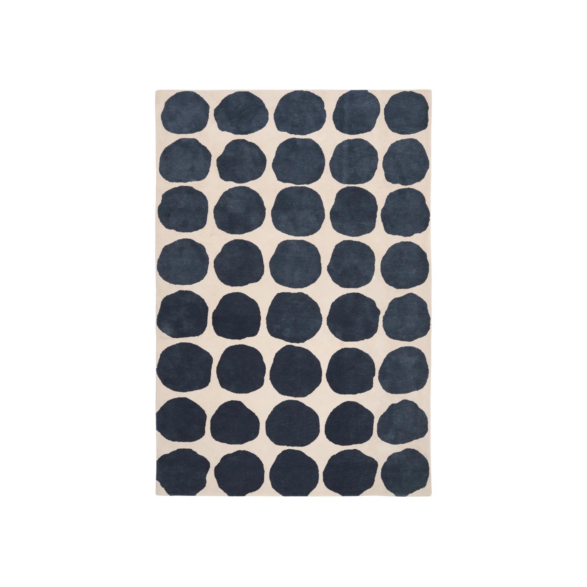 Minimalist Dots 2 Wool Rug in a versatile size for any room