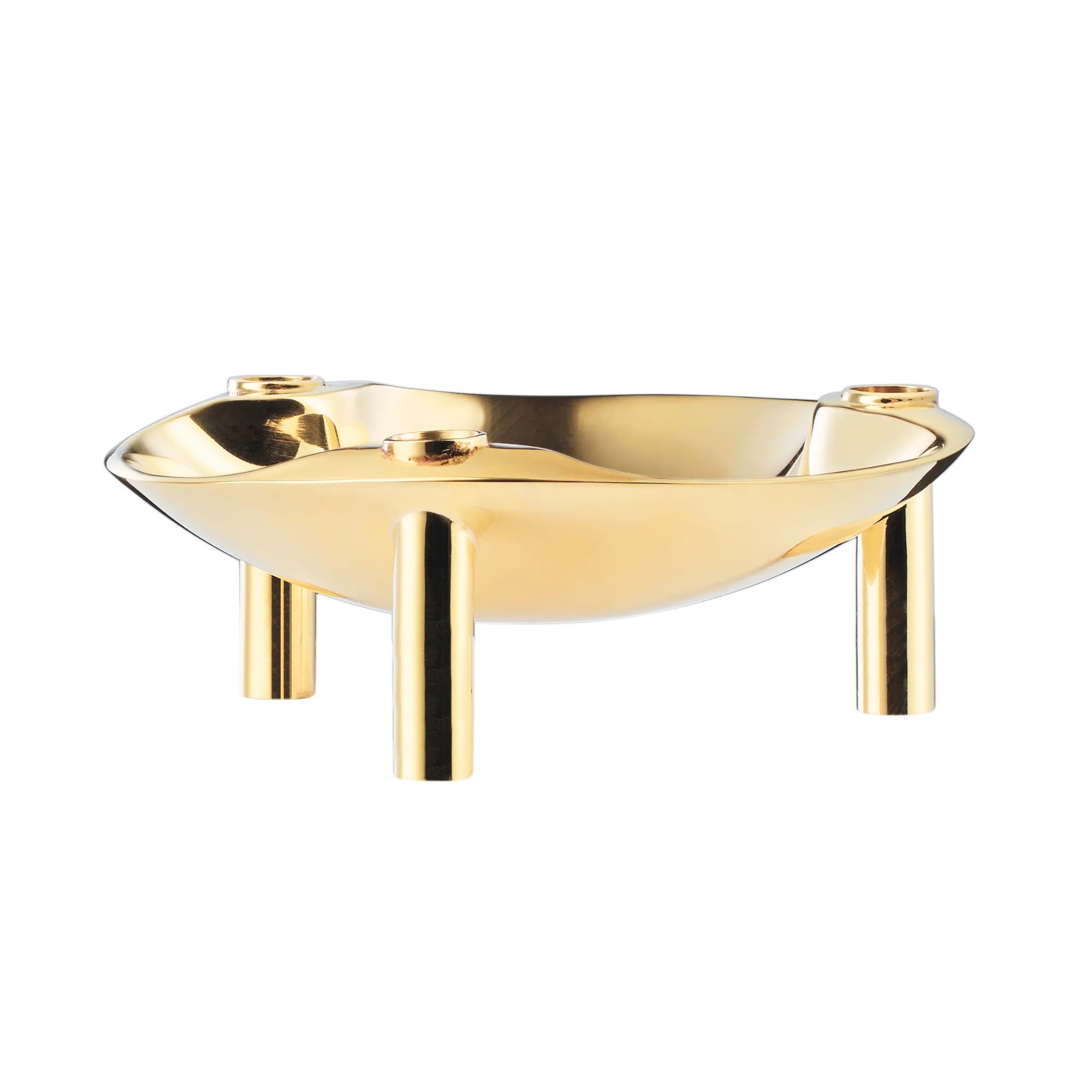 Beautifully crafted Candle Holder Bowl with a stunning bronze finish