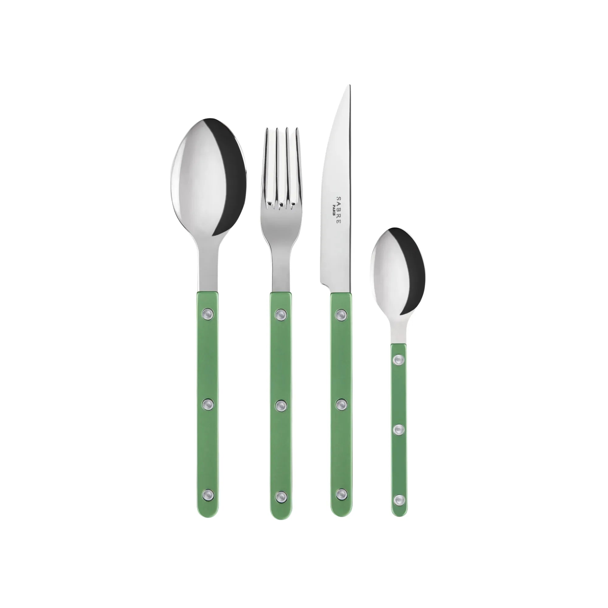 Beautiful Bistrot Pearly Cutlery Set with elegant pearlized handles and sleek design