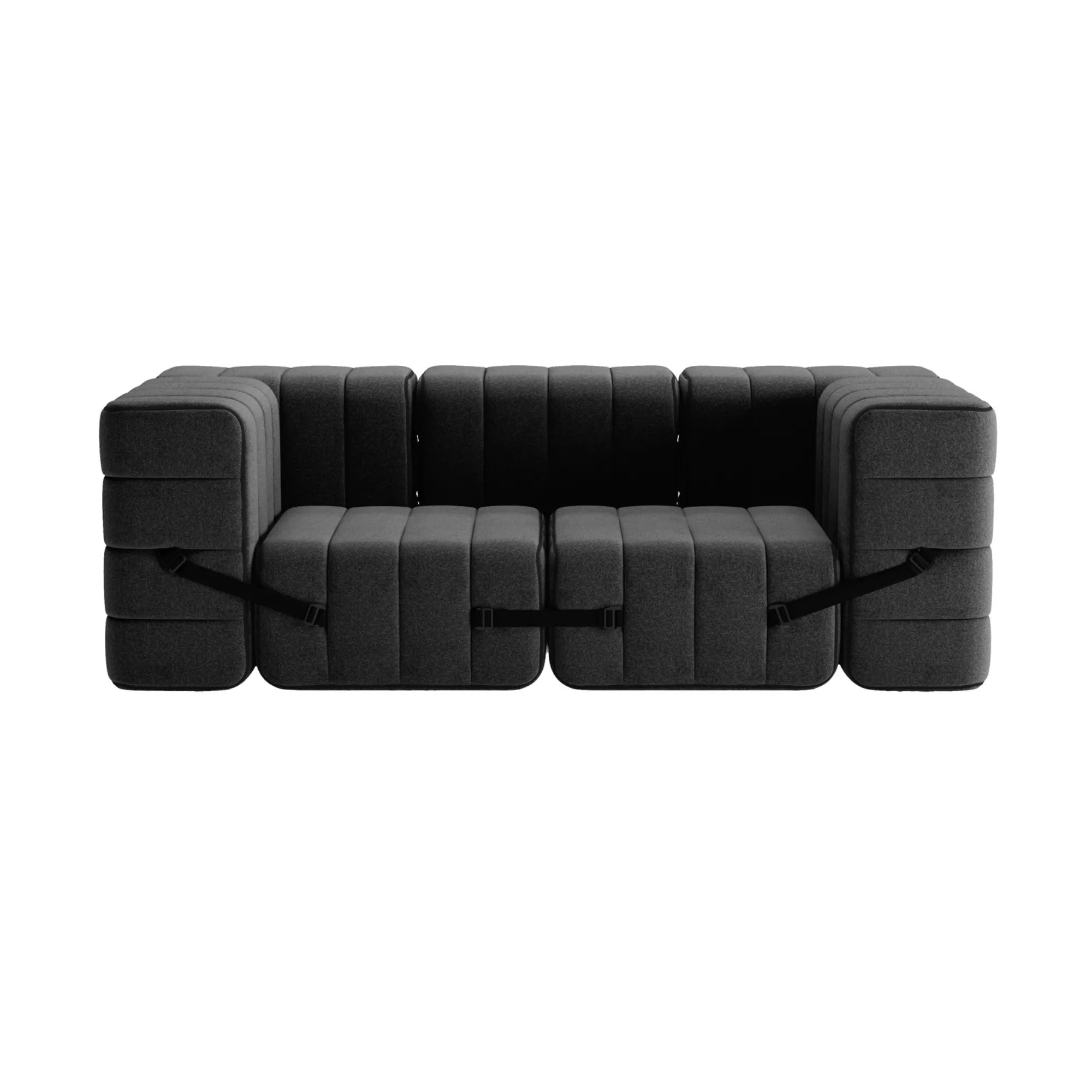 Modern and comfortable Curt Sofa System in Fabric Dama upholstery