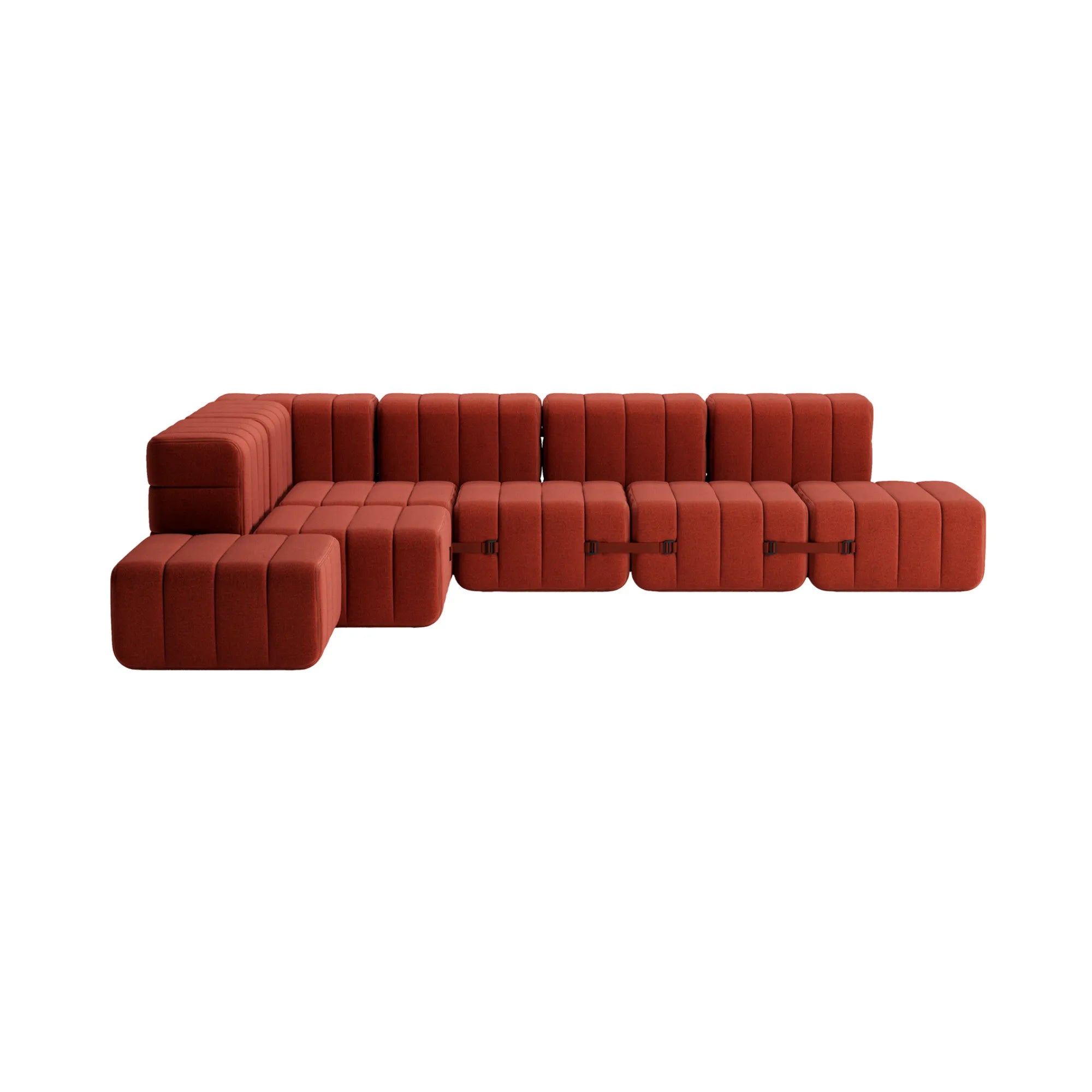 Modern and stylish Curt Sofa System in Fabric Dama upholstery, perfect for contemporary living spaces