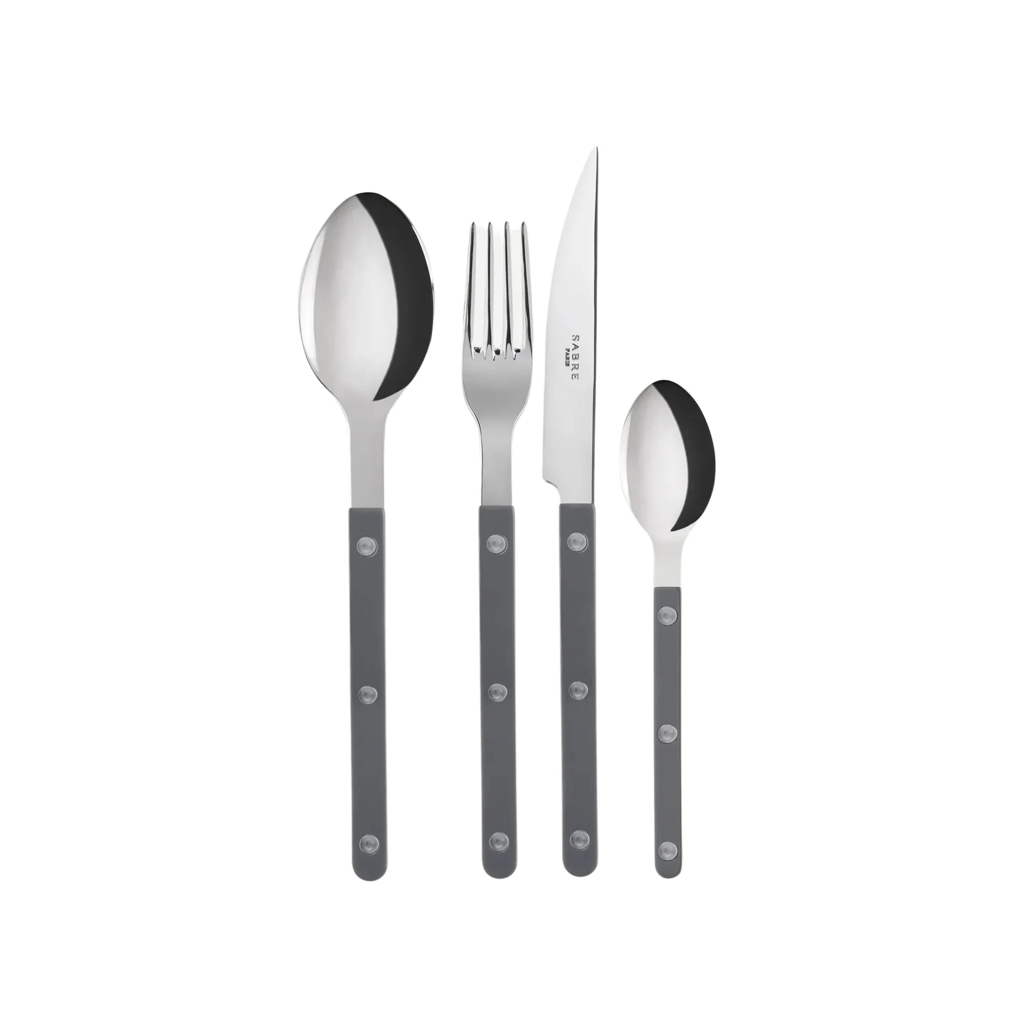 Bistrot Solid Cutlery Set - Brilliant: A 24-piece stainless steel cutlery set in a modern and elegant design, perfect for any dining occasion