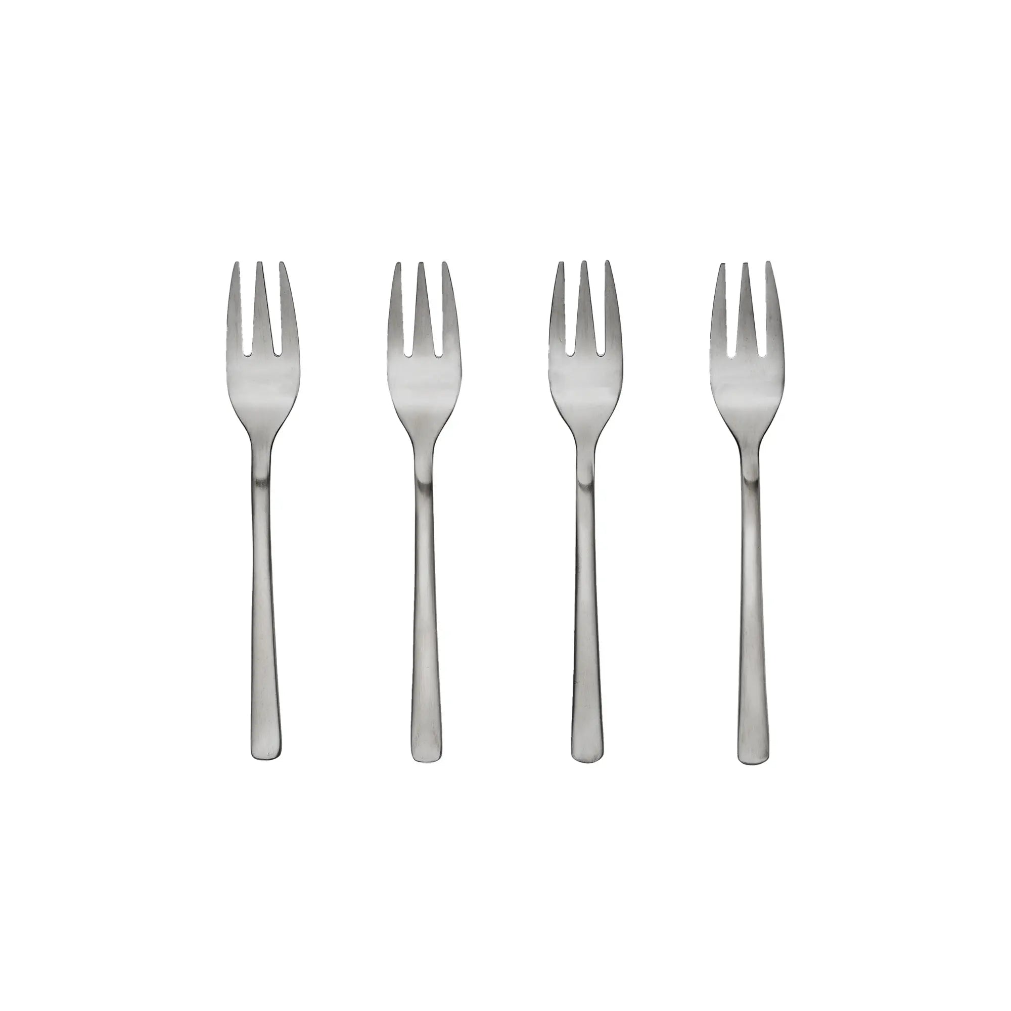  Durable and sleek cake fork set perfect for serving desserts