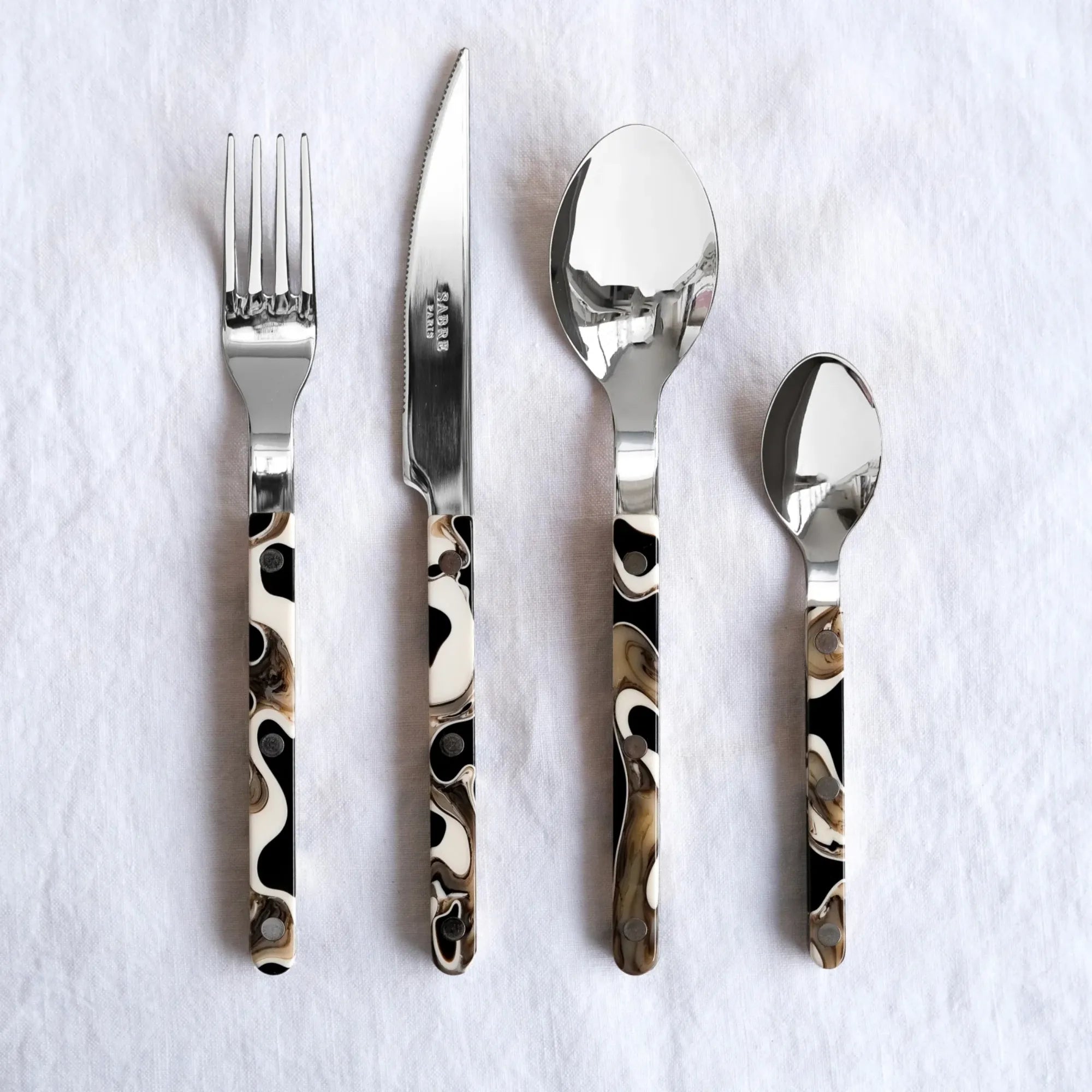 High-quality Bistrot Dune Cutlery Set soup ladle with timeless design and sturdy construction