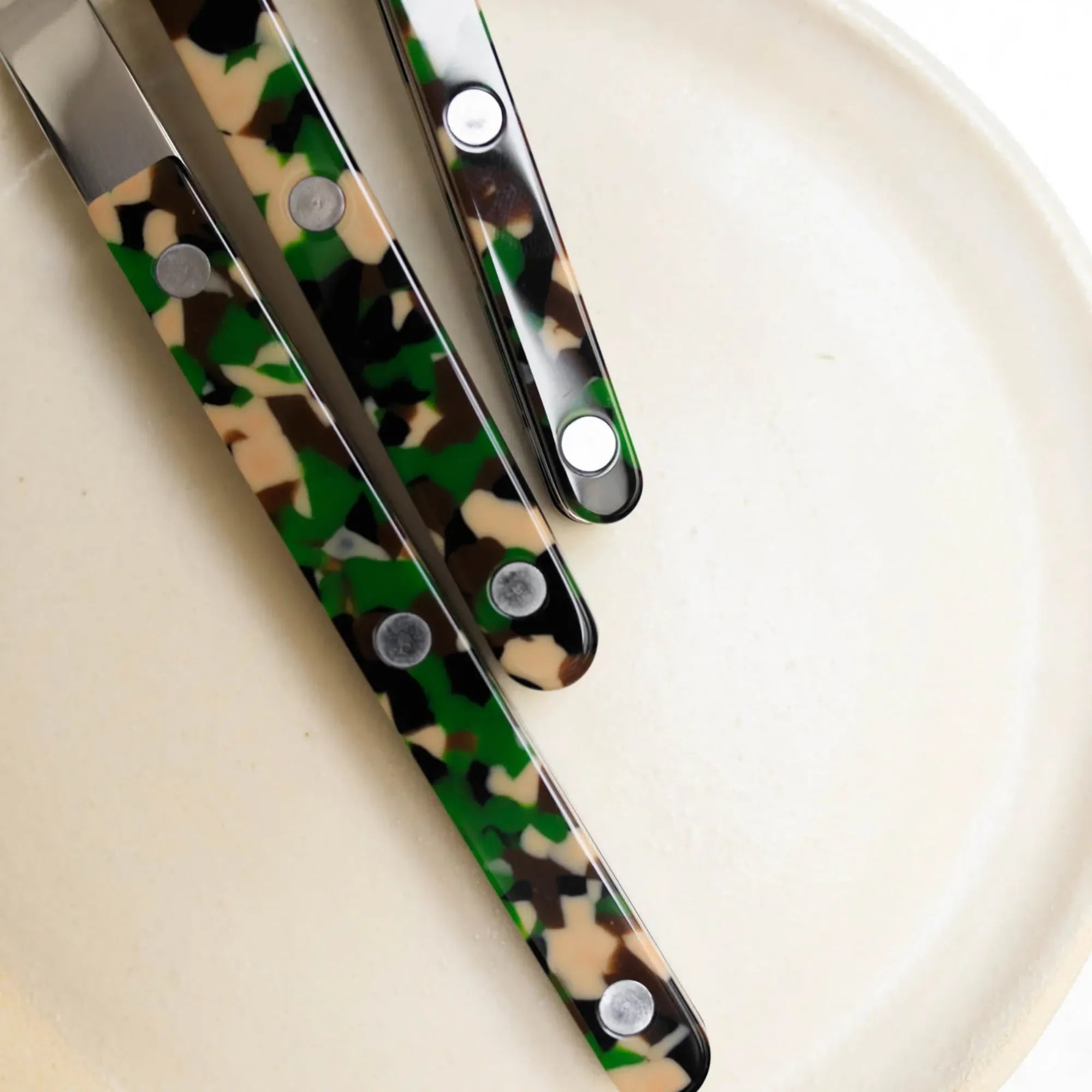 Bistrot Camouflage Cutlery Set in a Stylish Box