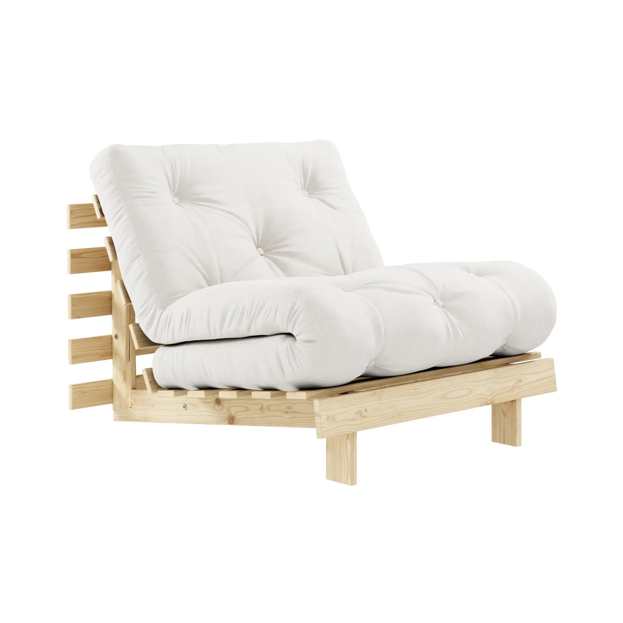 Roots Futon Lounge Chair - Multifunctional Sofa Bed - Ideal for small apartments and guest rooms - karup design - That Cool Living