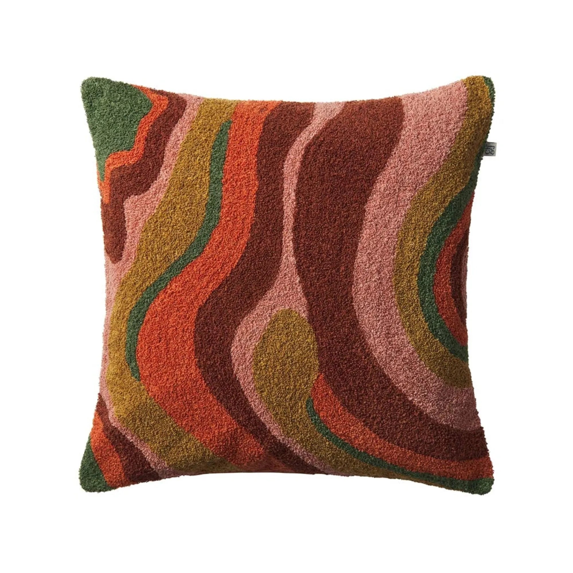 Sagar Boucle Cushion Pillow - Apricot Orange/Rose adds warmth and texture to any space