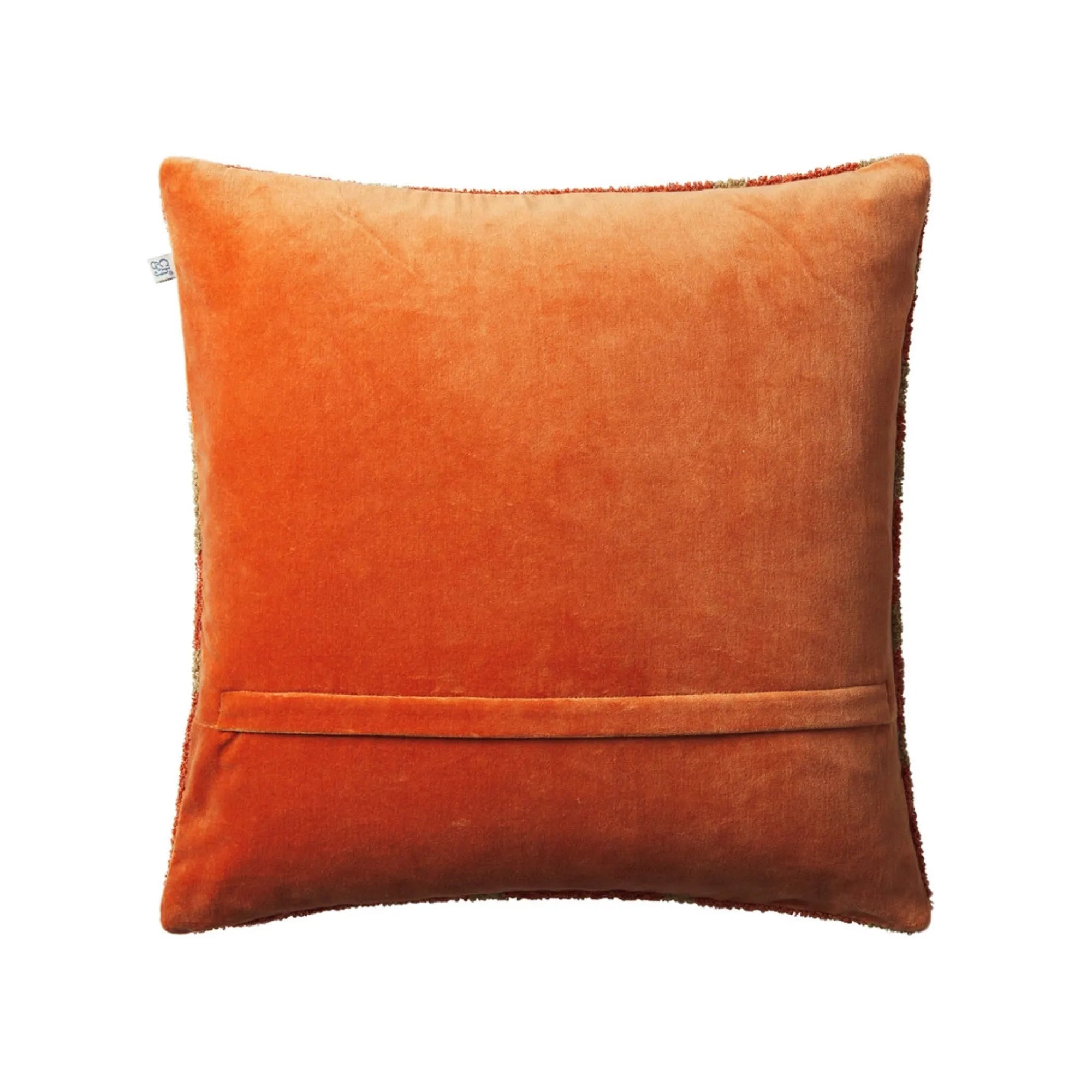 Soft and inviting Swati Boucle Cushion Pillow in Apricot Orange and Sand, a stylish addition to your living space