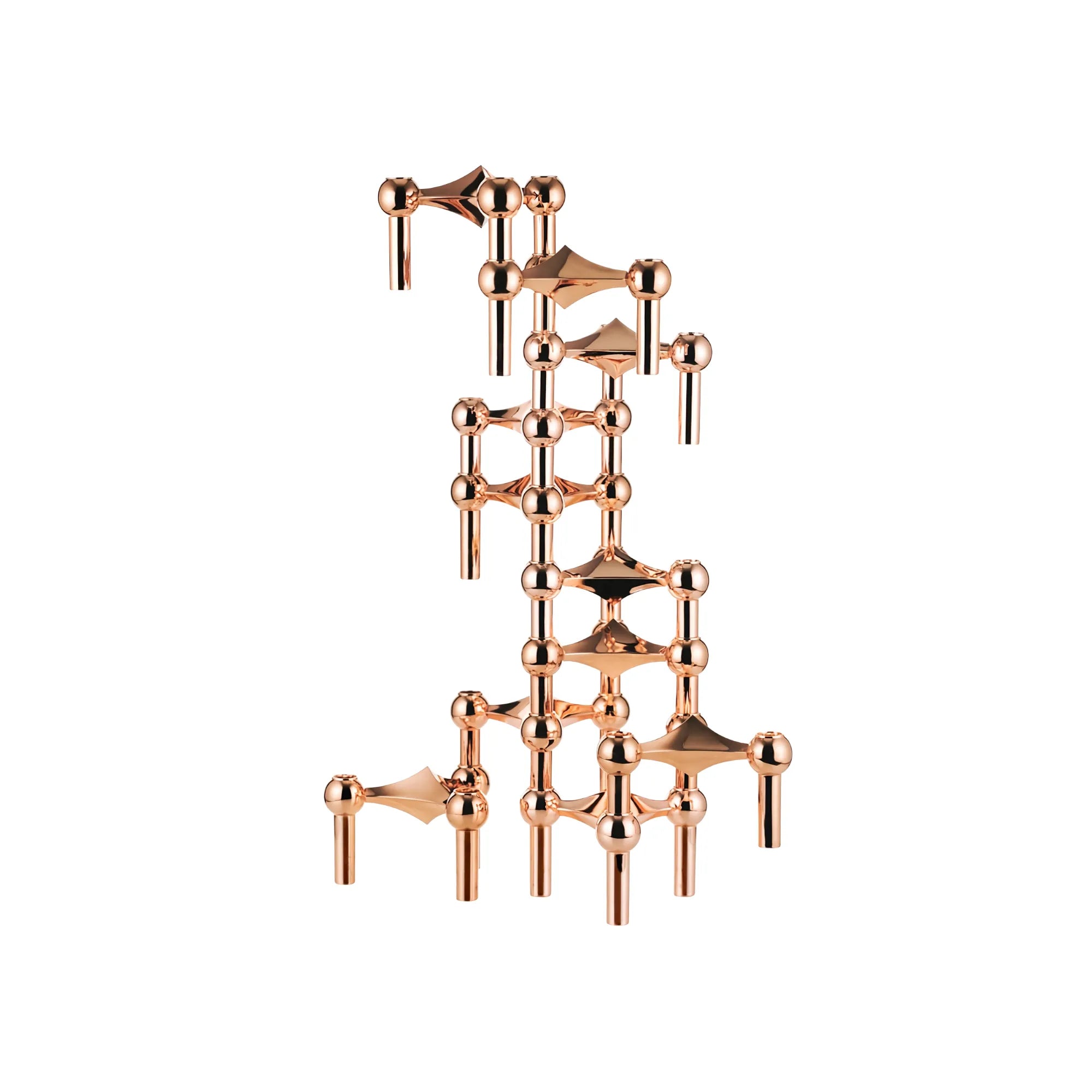 Modular Candle Holder - Rose Gold - Configuration 2