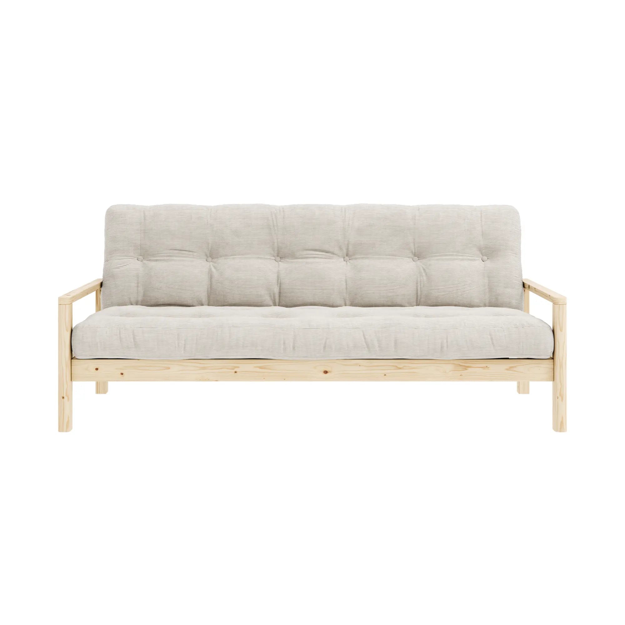 Spacious and comfortable Knob Sofa Bed with modern design and versatile functionality for small living spaces