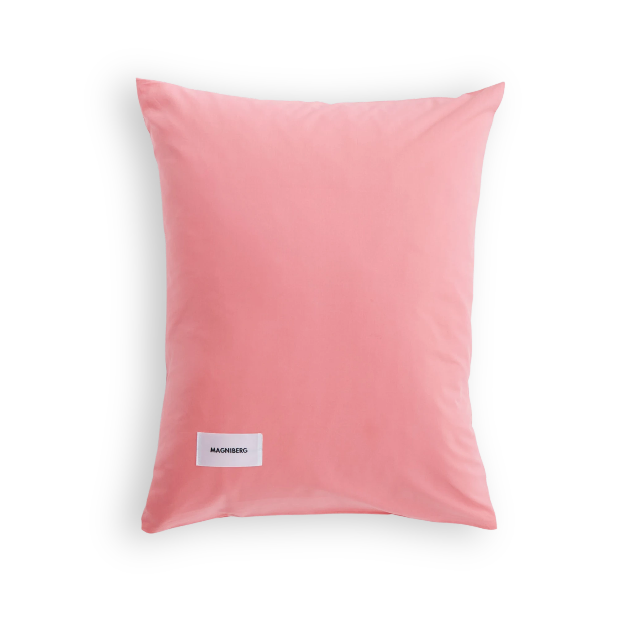 Pure Poplin Pillow Case - Coral Pink