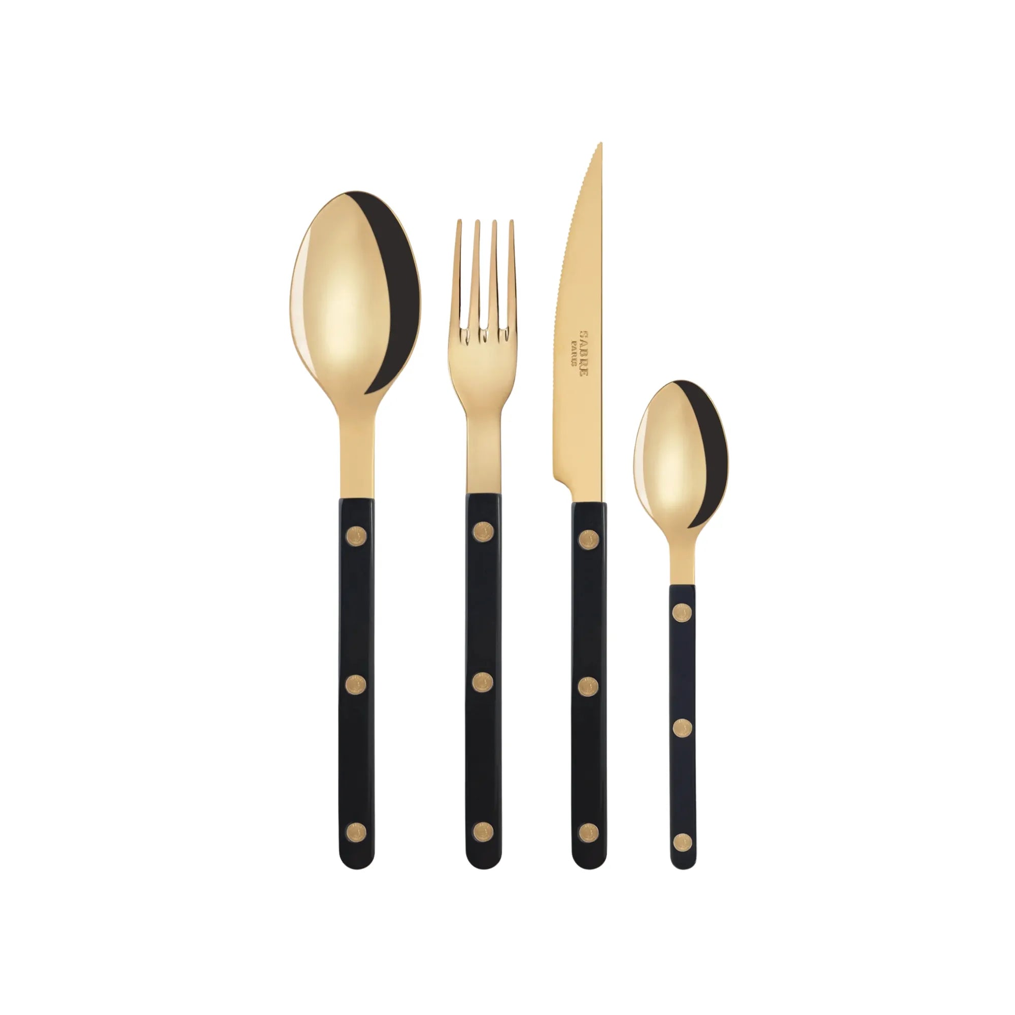 Gold Bistrot Solid Cutlery Set - High Quality Silverware - That Cool Living