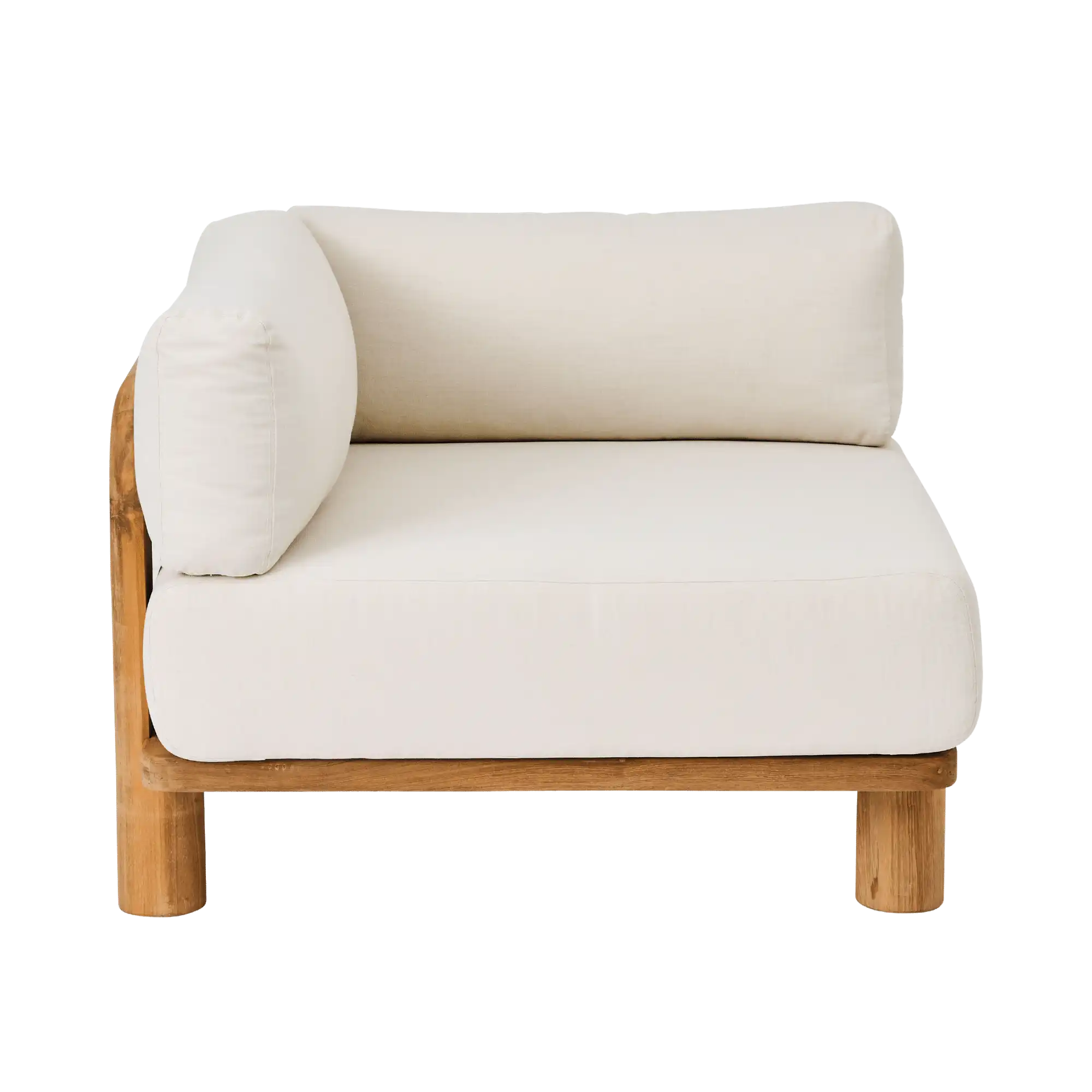 Teak Sofa Corner Module - THAT COOL LIVING