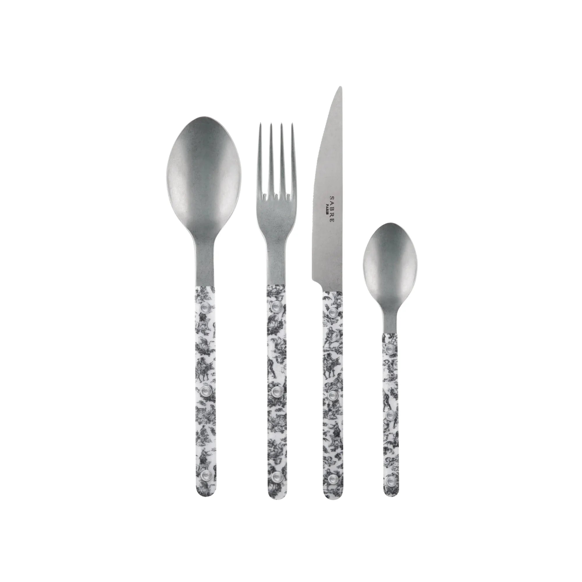 Bistrot Toile Cutlery Set crafted with attention to detail and timeless elegance