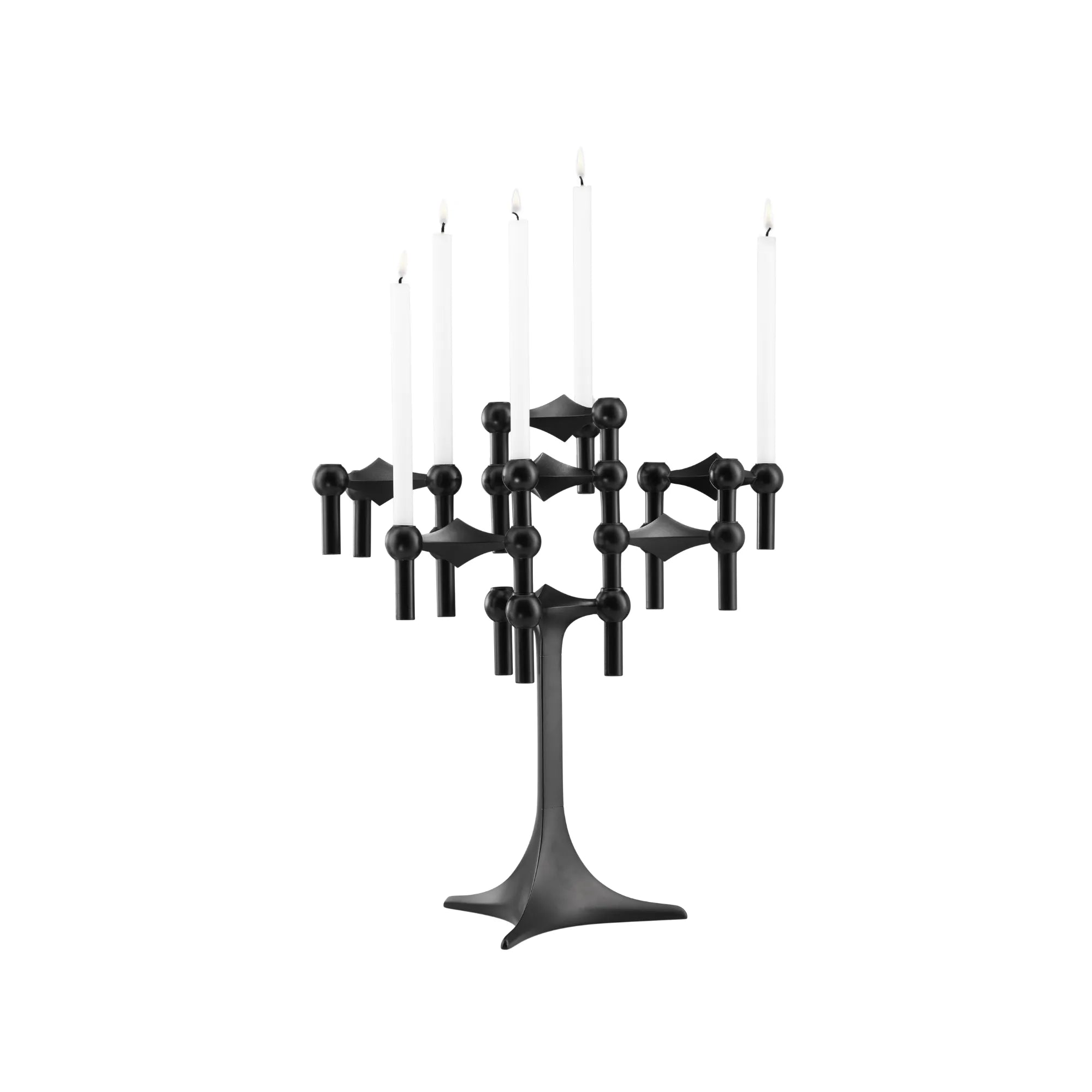 Modular Candle Holder - Black - Configuration 2