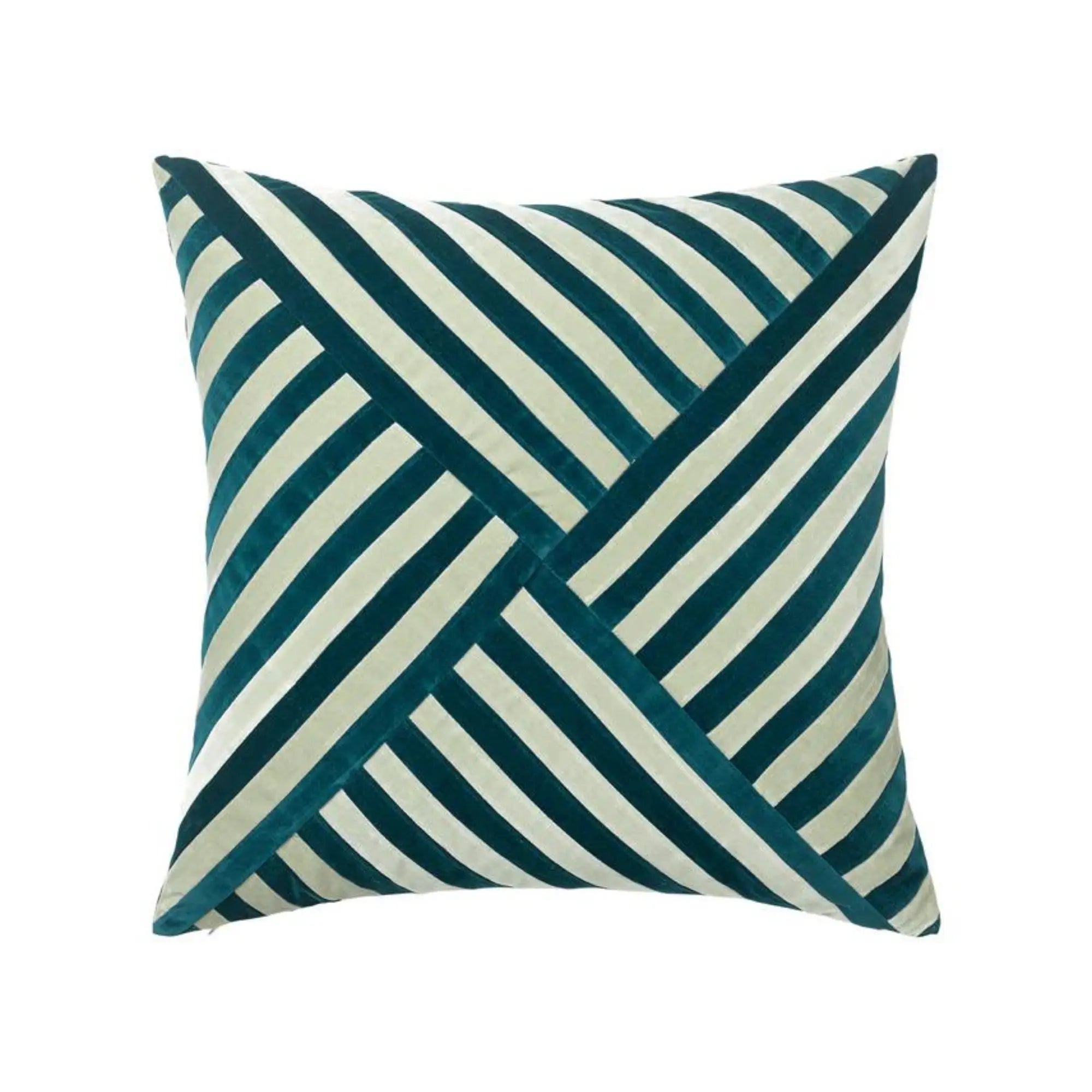 Lily Cushion - New Petrol/Mint