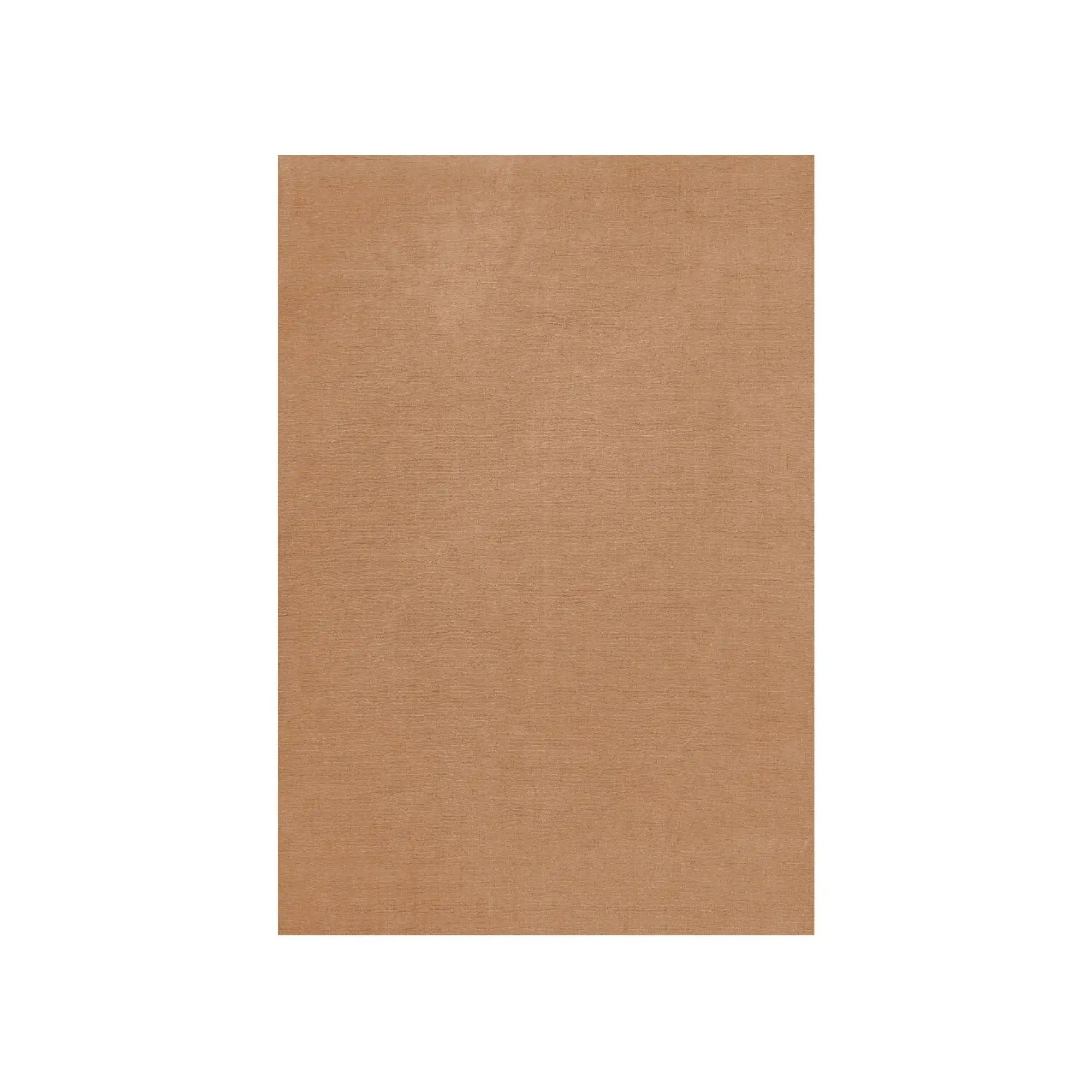 Classic Solid Wool Rug - Caramel