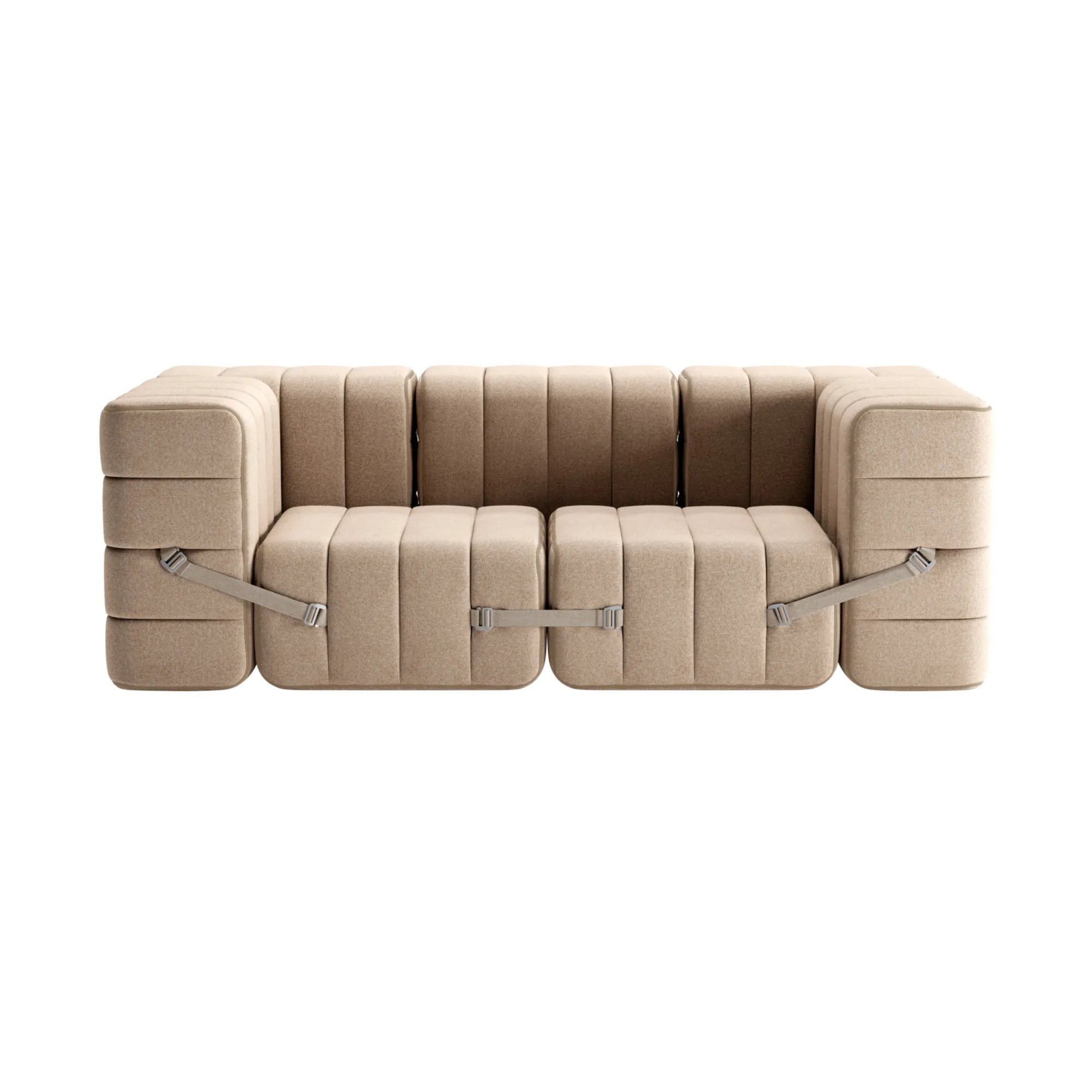 Stylish and comfortable Curt Sofa System in Fabric Dama, perfect for modern living spaces