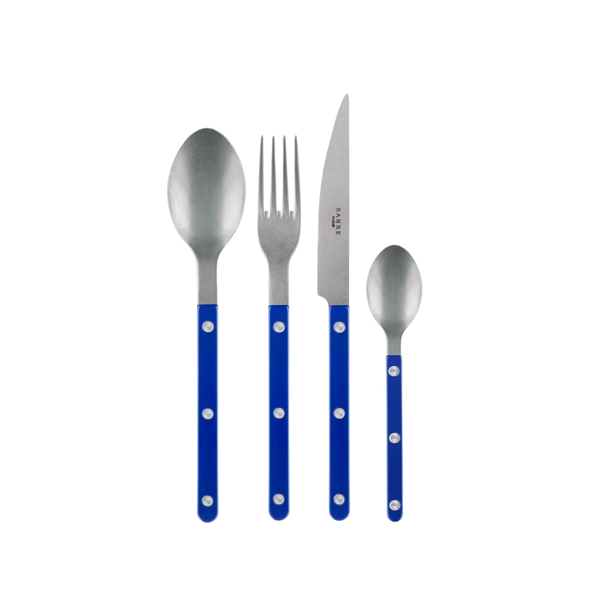 Stainless steel Bistrot Pearly Cutlery Set with elegant pearl-inspired handles