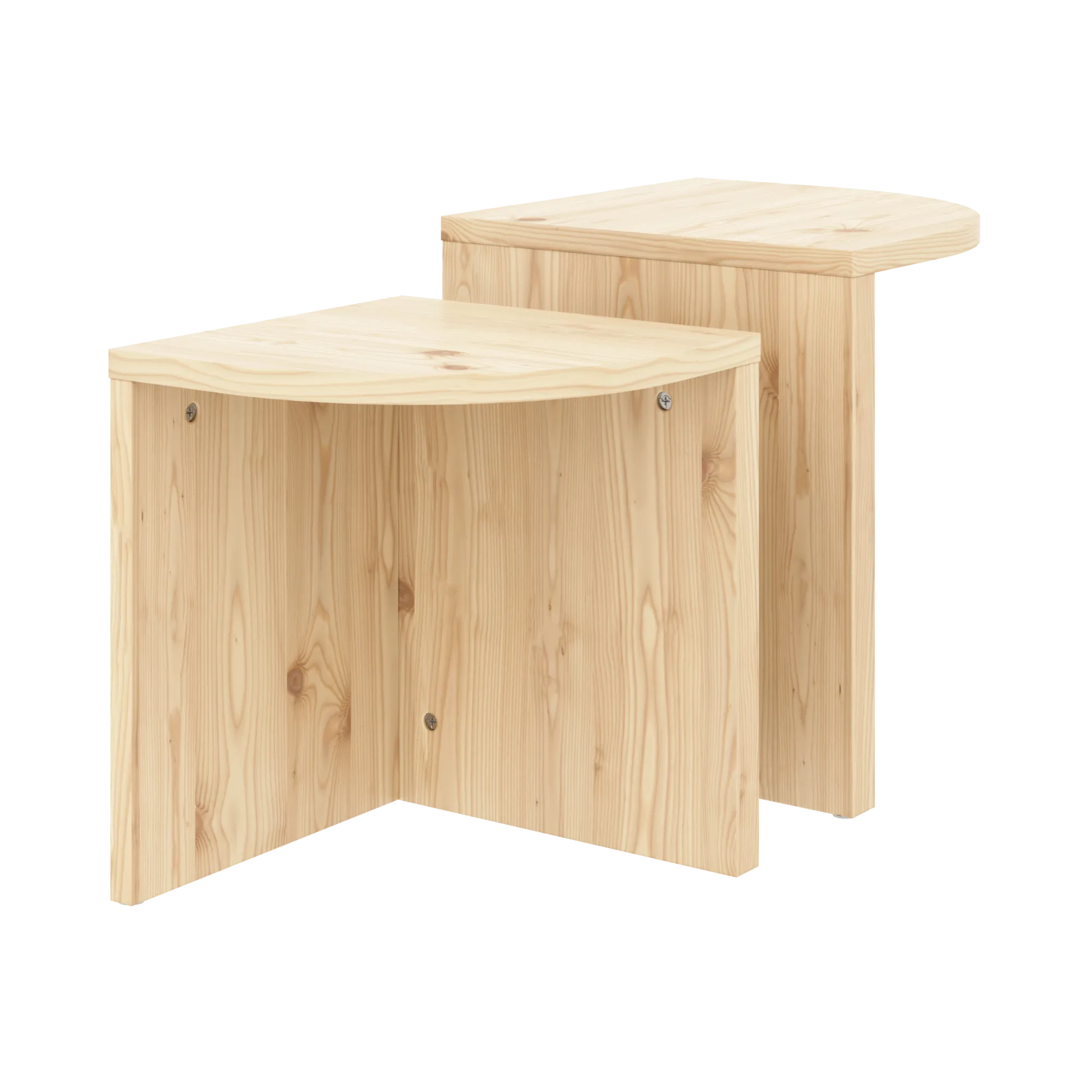 Combine Side Tables Set - Raw