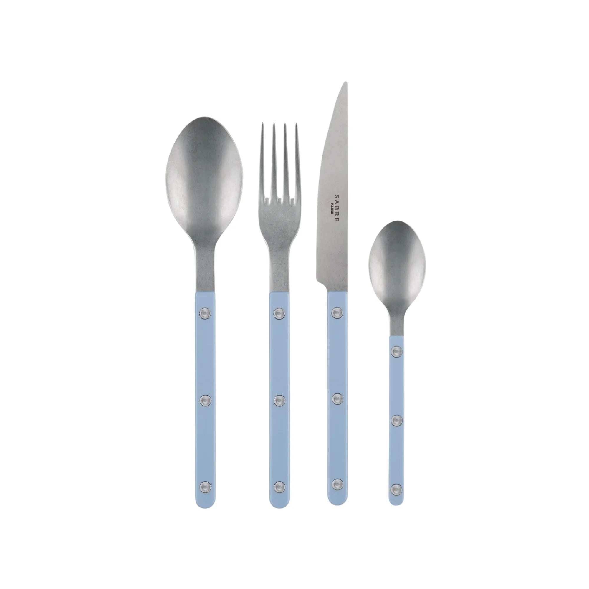 Vintage Bistrot Solid Cutlery Set with Vintage-inspired English Garden Motif