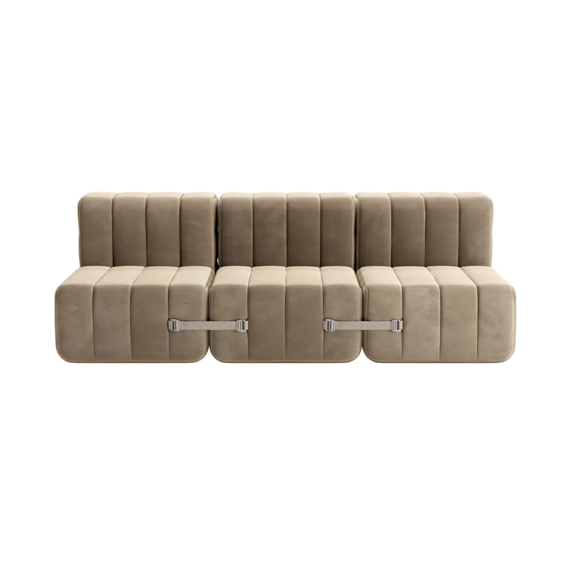 Modern fabric Barcelona Curt Sofa System with versatile seating arrangement and stylish design for contemporary living spaces