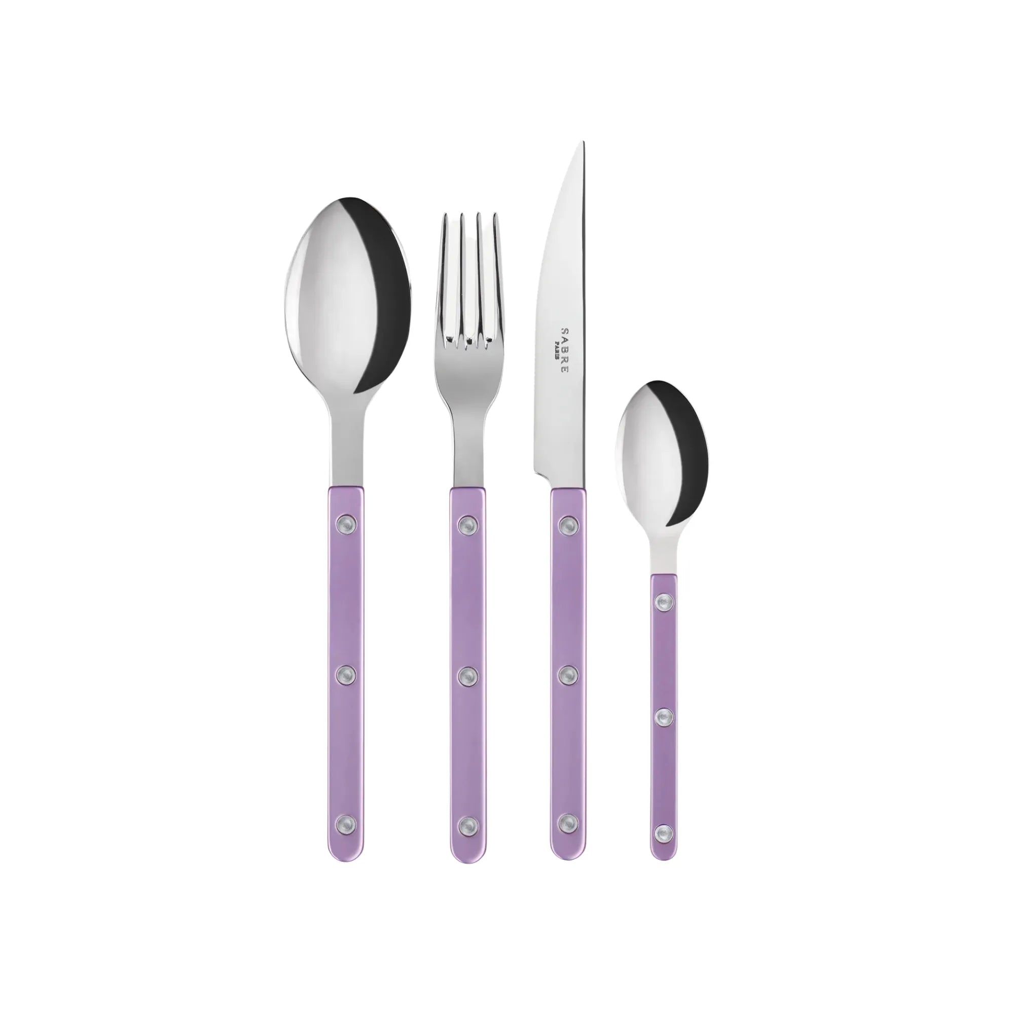 Stylish and elegant Bistrot Pearly Cutlery Set with decorative handles