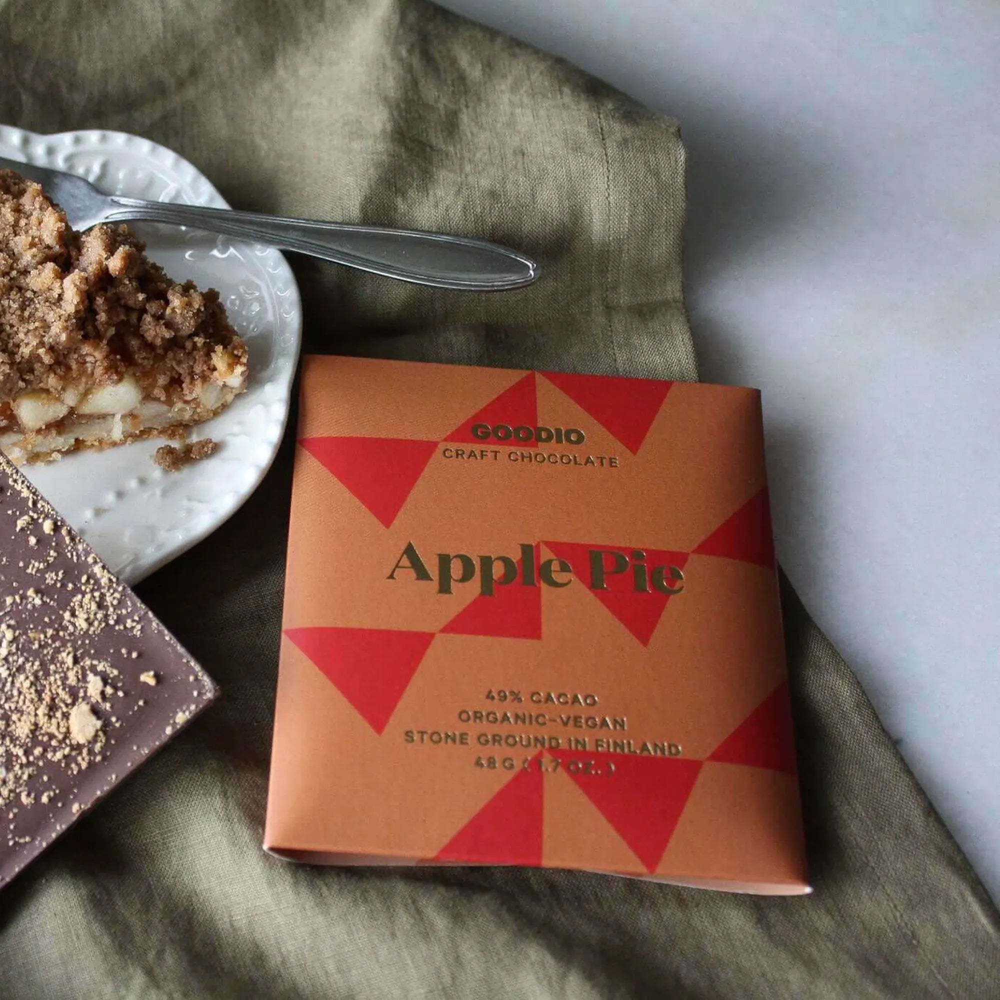 Indulgent apple pie chocolate dessert with a perfect balance of sweetness and cocoa