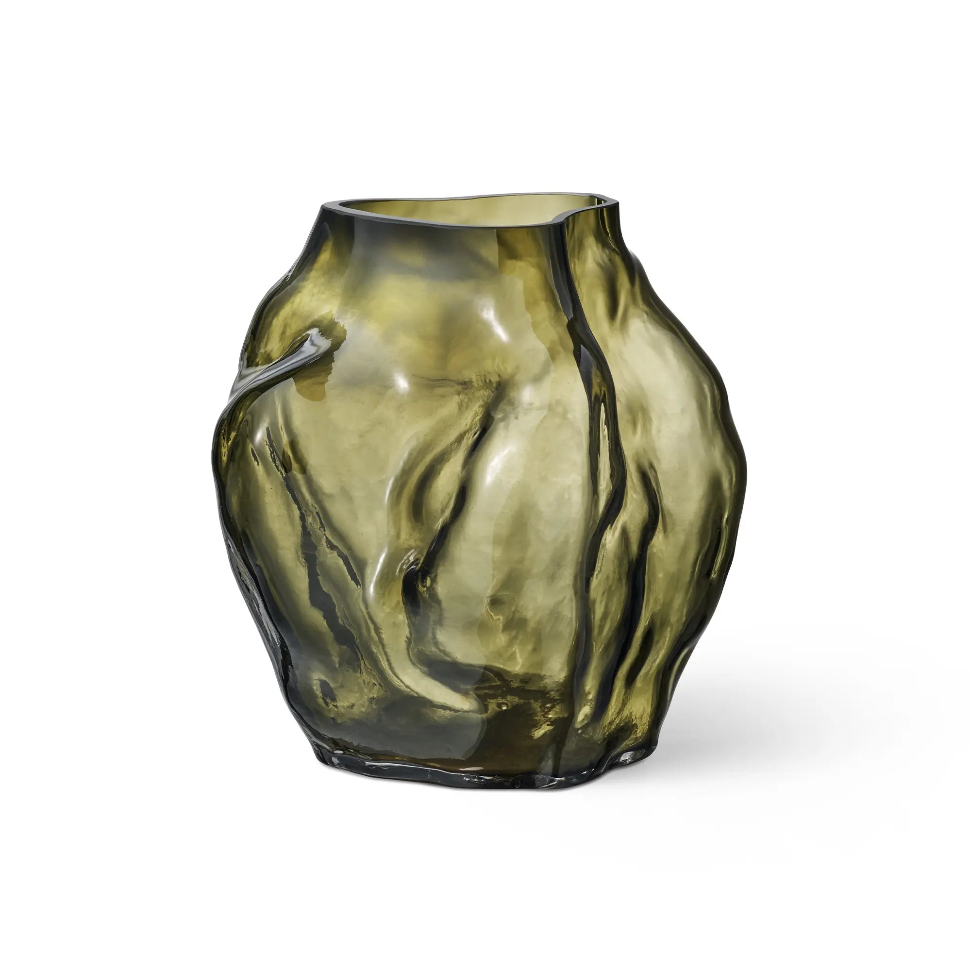 A large, handcrafted ceramic vase with a unique and modern design from the STUDY 001 / Blæhr collection