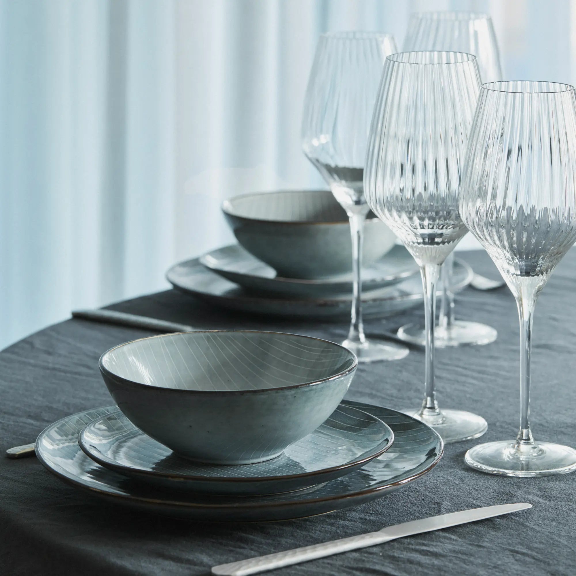 Nordic Sea Dinner Set for 4