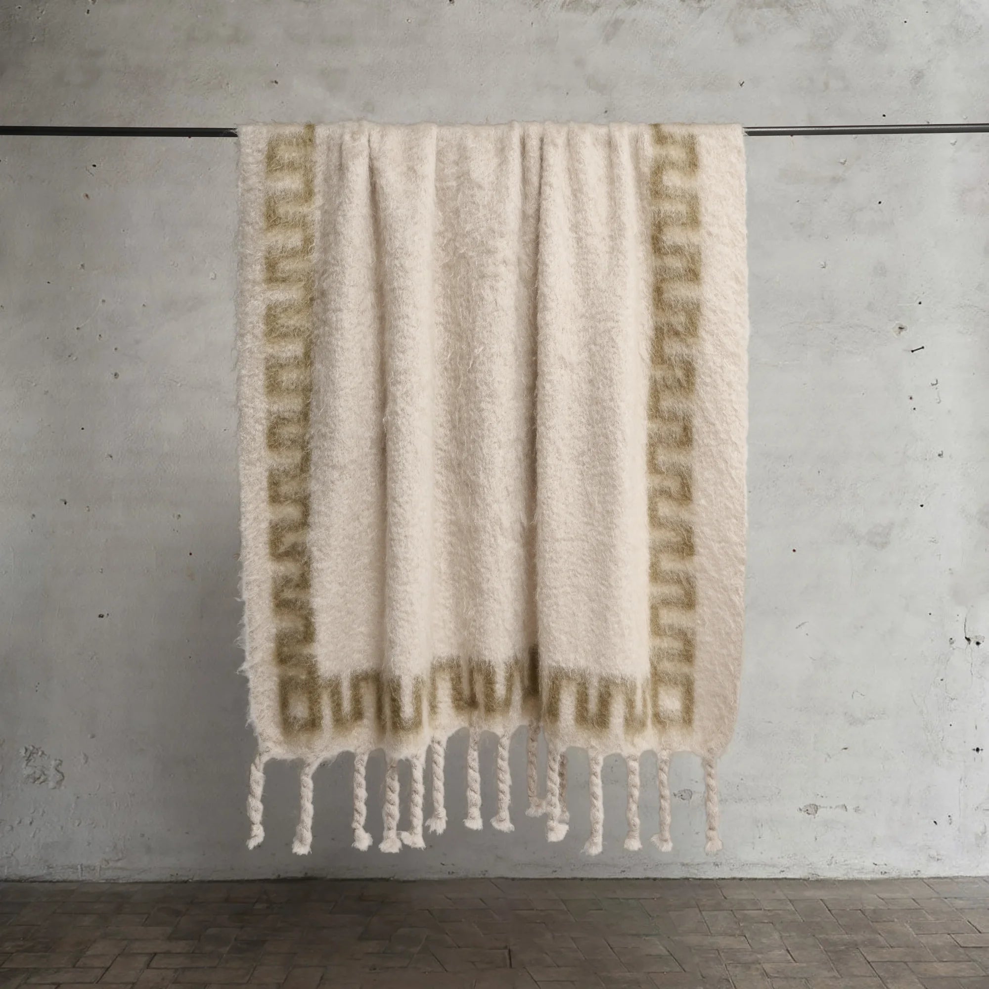 Frame Mohair Throw