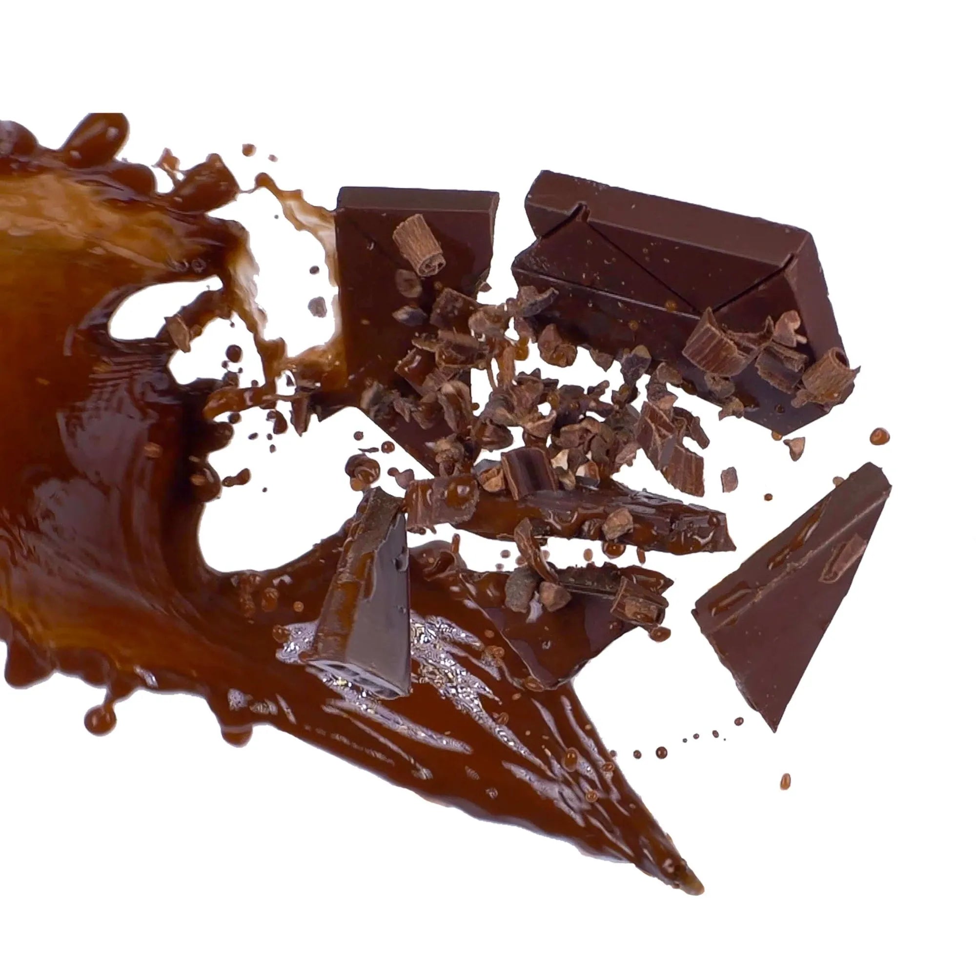  Handcrafted dark chocolate 71% with a glossy, smooth surface and deep, aromatic scent