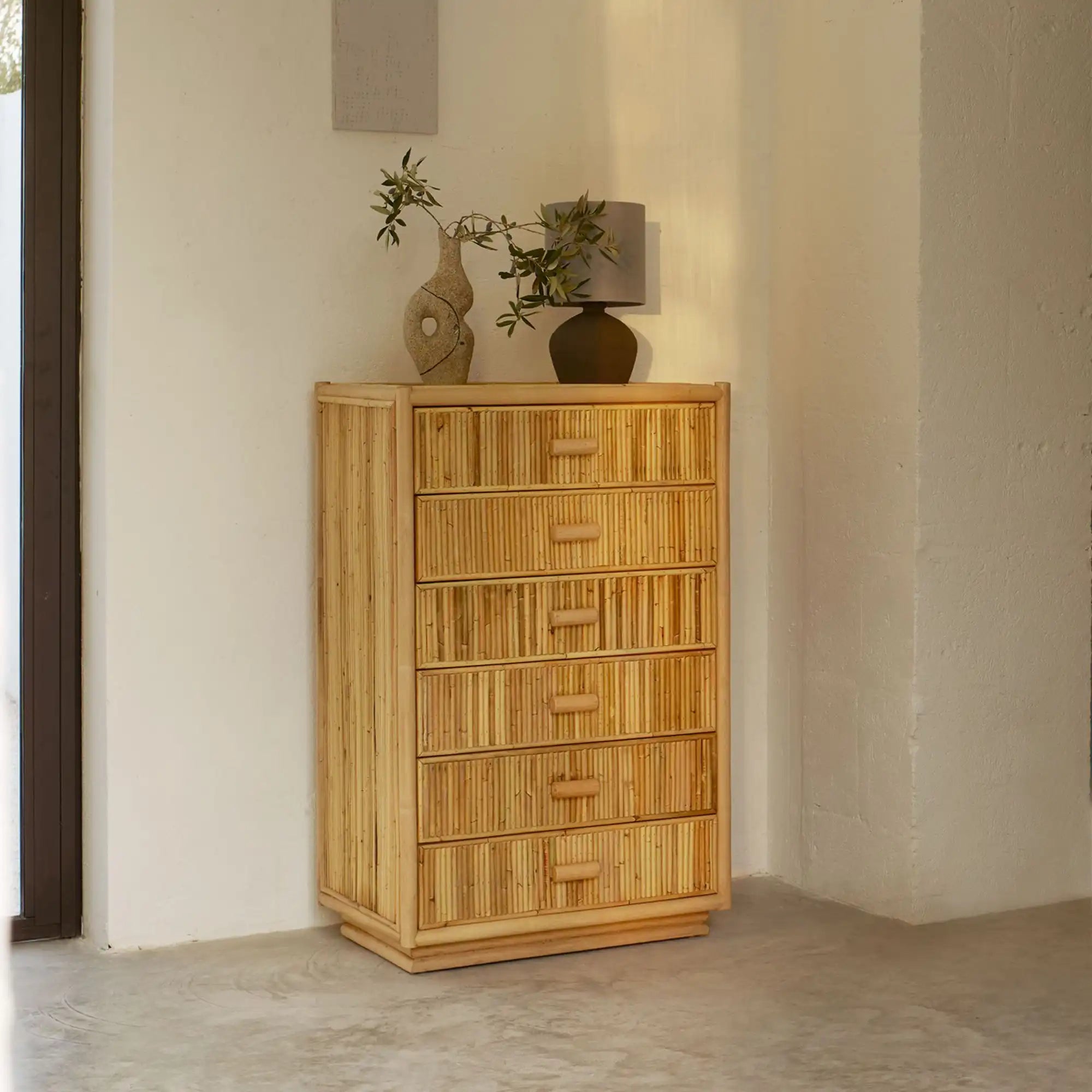 Palma Rattan Chest of Drawers - THAT COOL LIVING