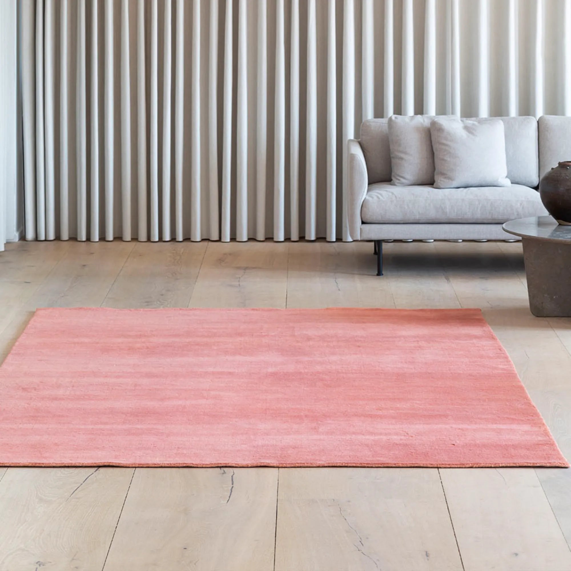  High-quality Earth Bamboo Rug with anti-slip backing for safety and comfort