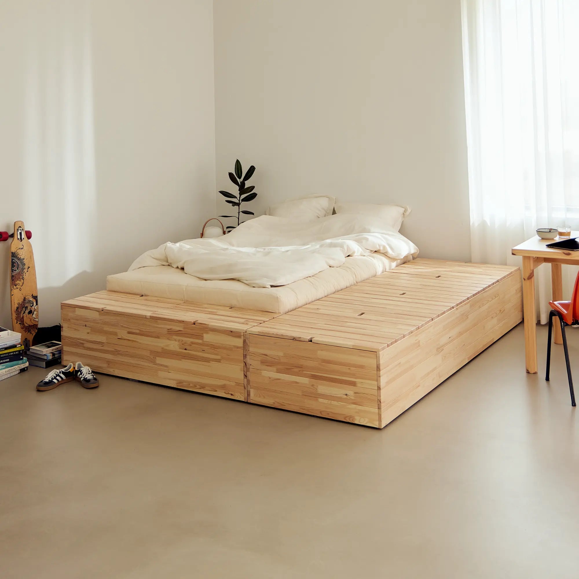 Basement Bedroom with stylish decor and ample space for relaxation