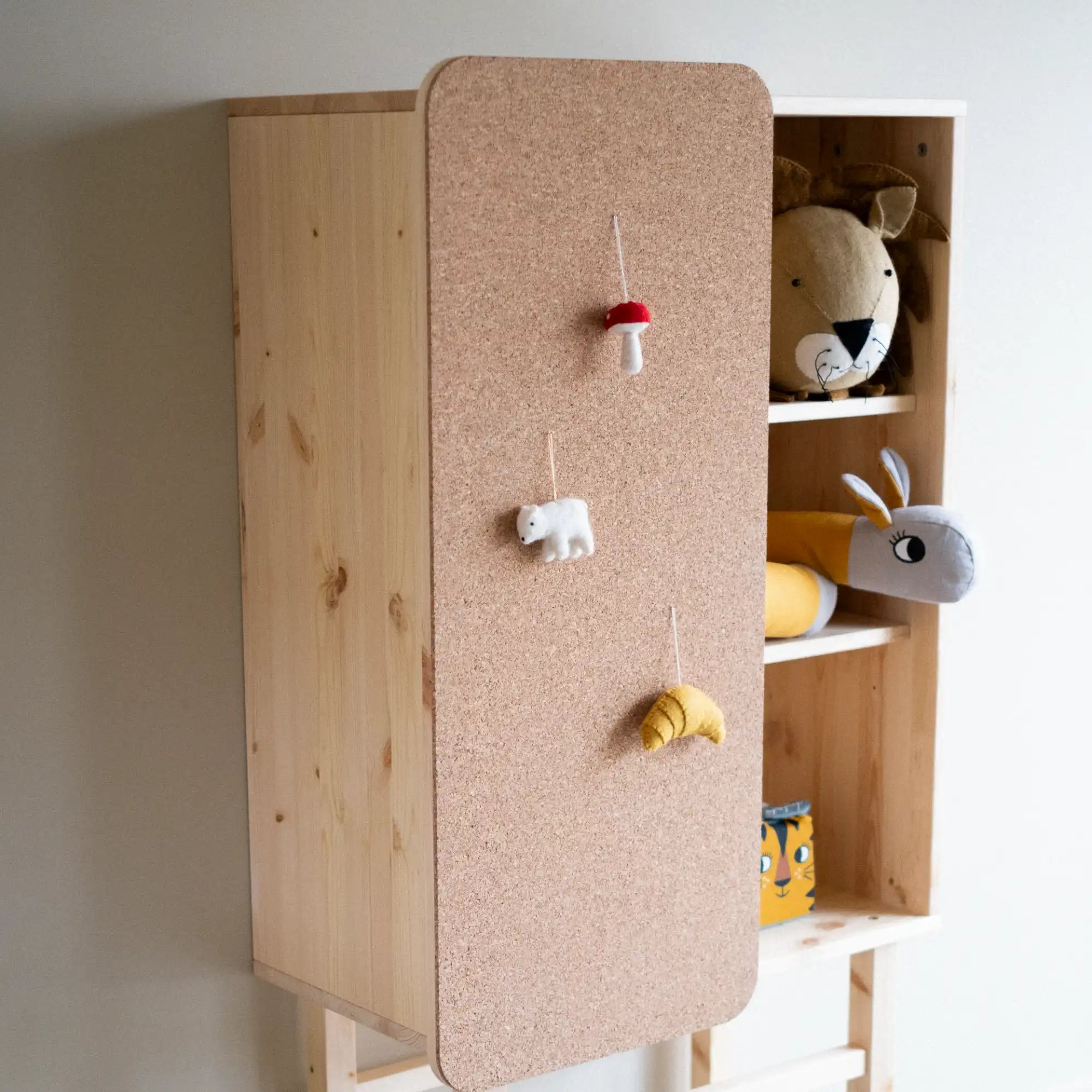 Slide Cabinet W. Pinboard - THAT COOL LIVING