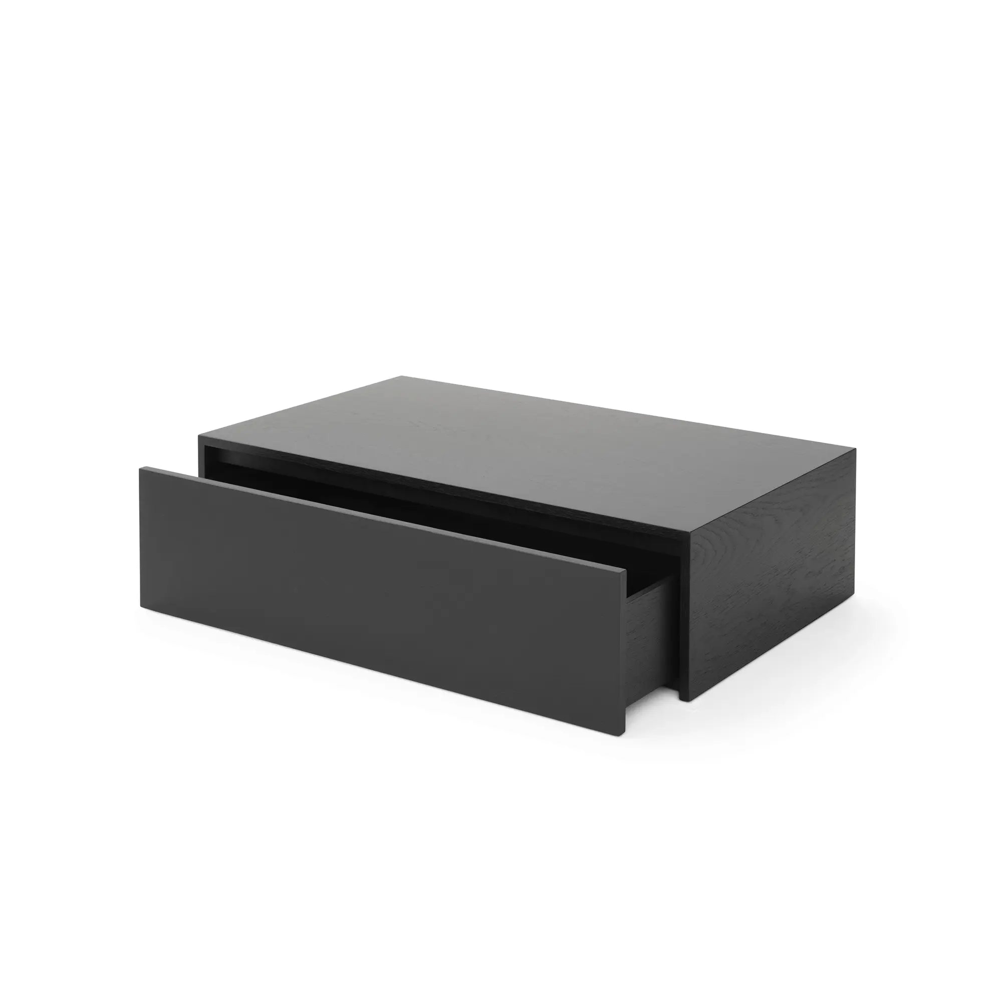  Minimalistic coffee table with a high drawer for extra storage